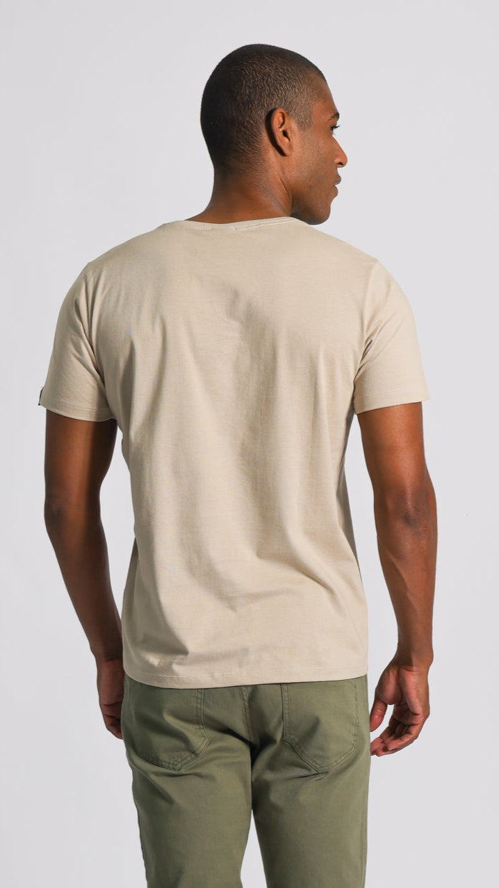 Camiseta Lisa - Bege