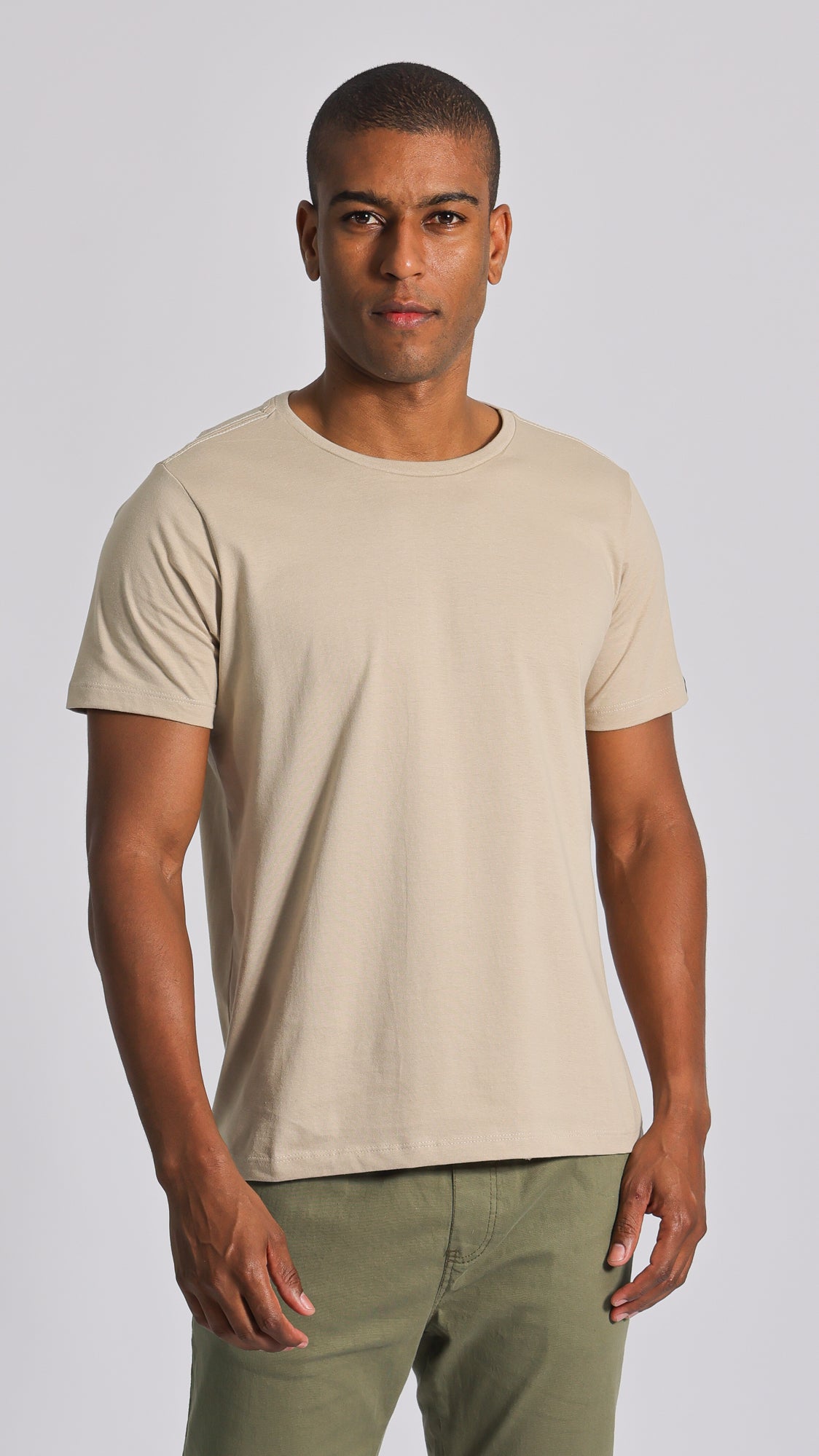 Camiseta Lisa - Bege