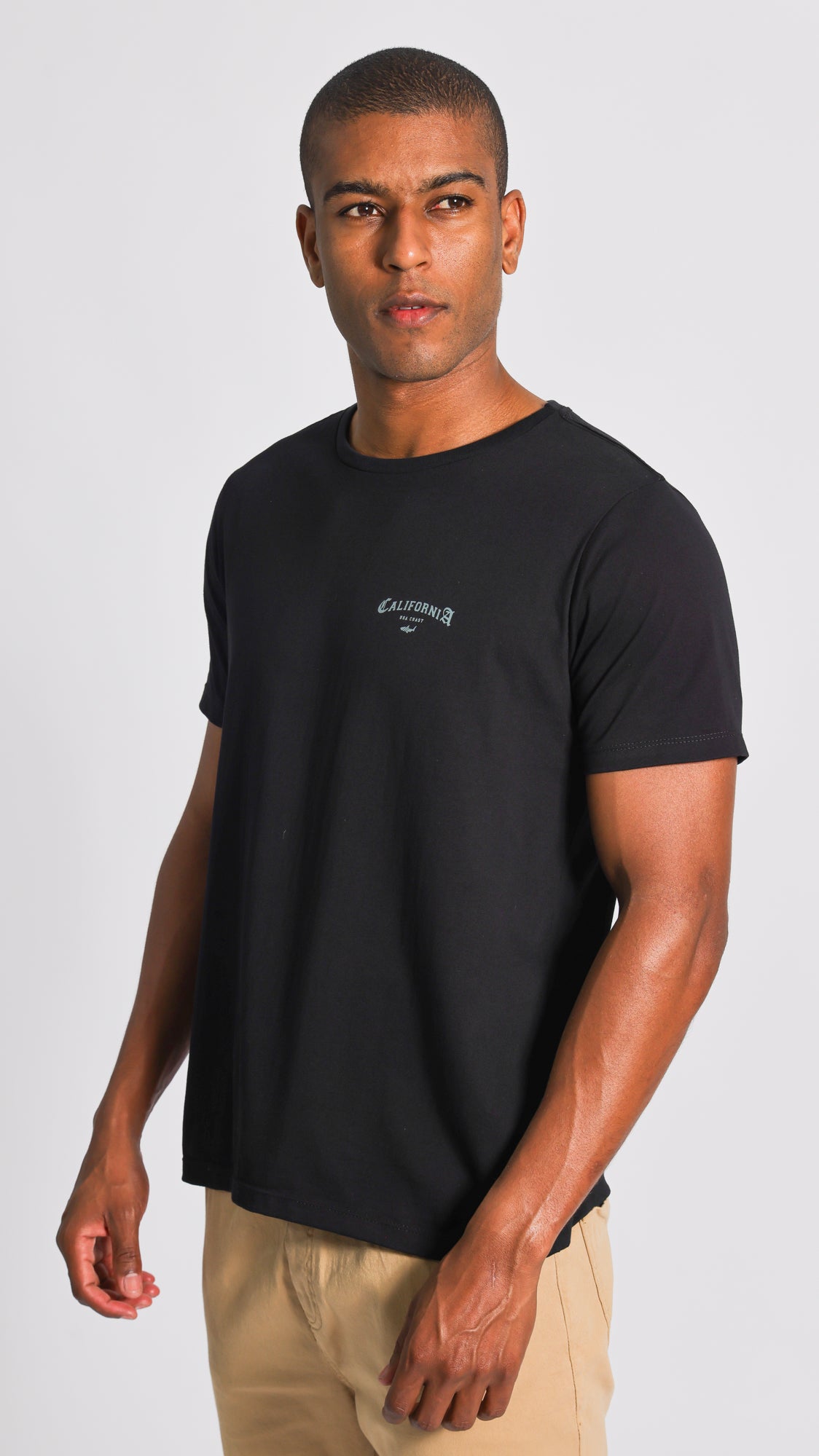 Camiseta Estampada Califórnia - Preta