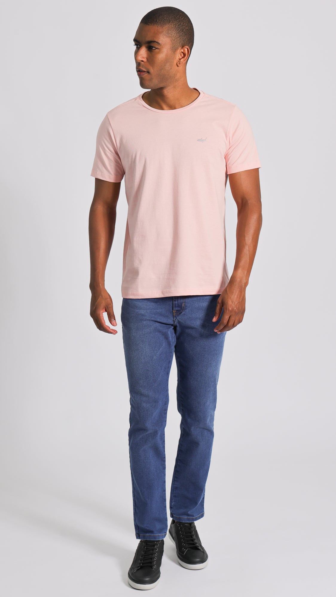 Camiseta Básica - Rosa