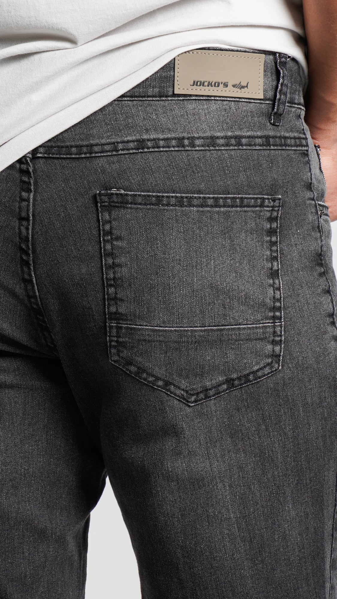 Calça Jeans - Preta Estonada