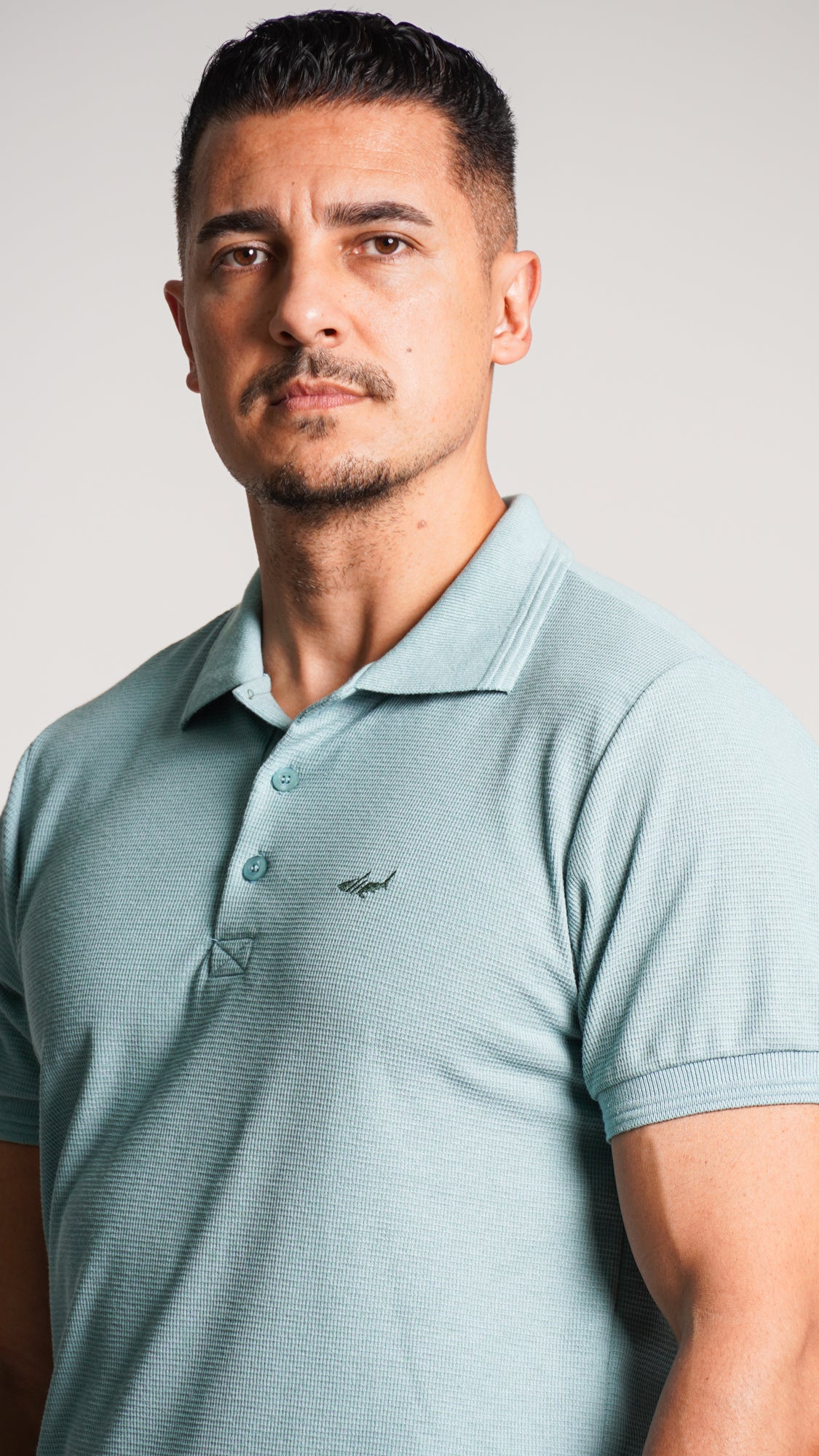 Camisa Polo Tricô Diamond - Verde