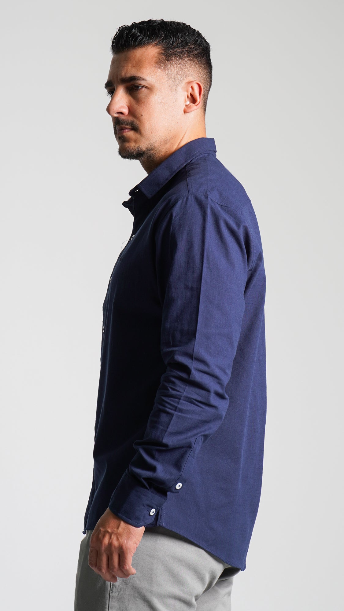 Camisa Manga Longa - Azul Marinho
