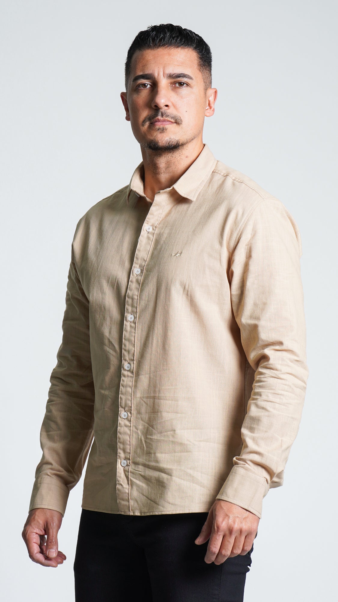 Camisa Manga Longa - Bege