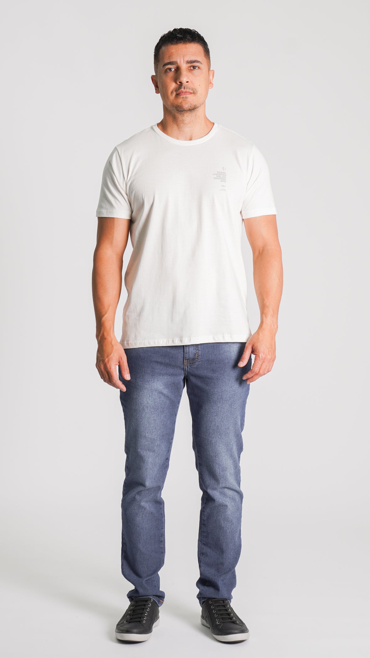 Camiseta Estampada Paris - Off White