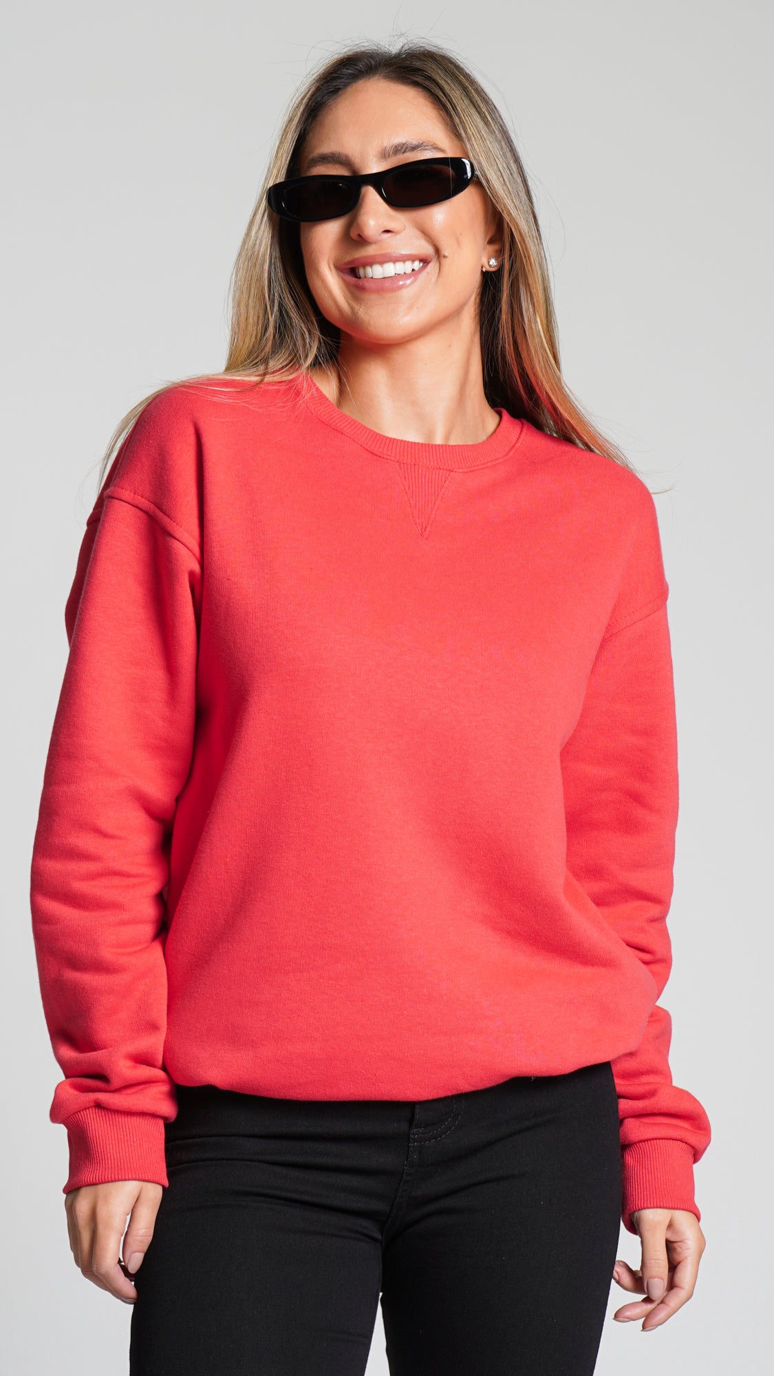 Moletom Ribana Premium - Vermelho