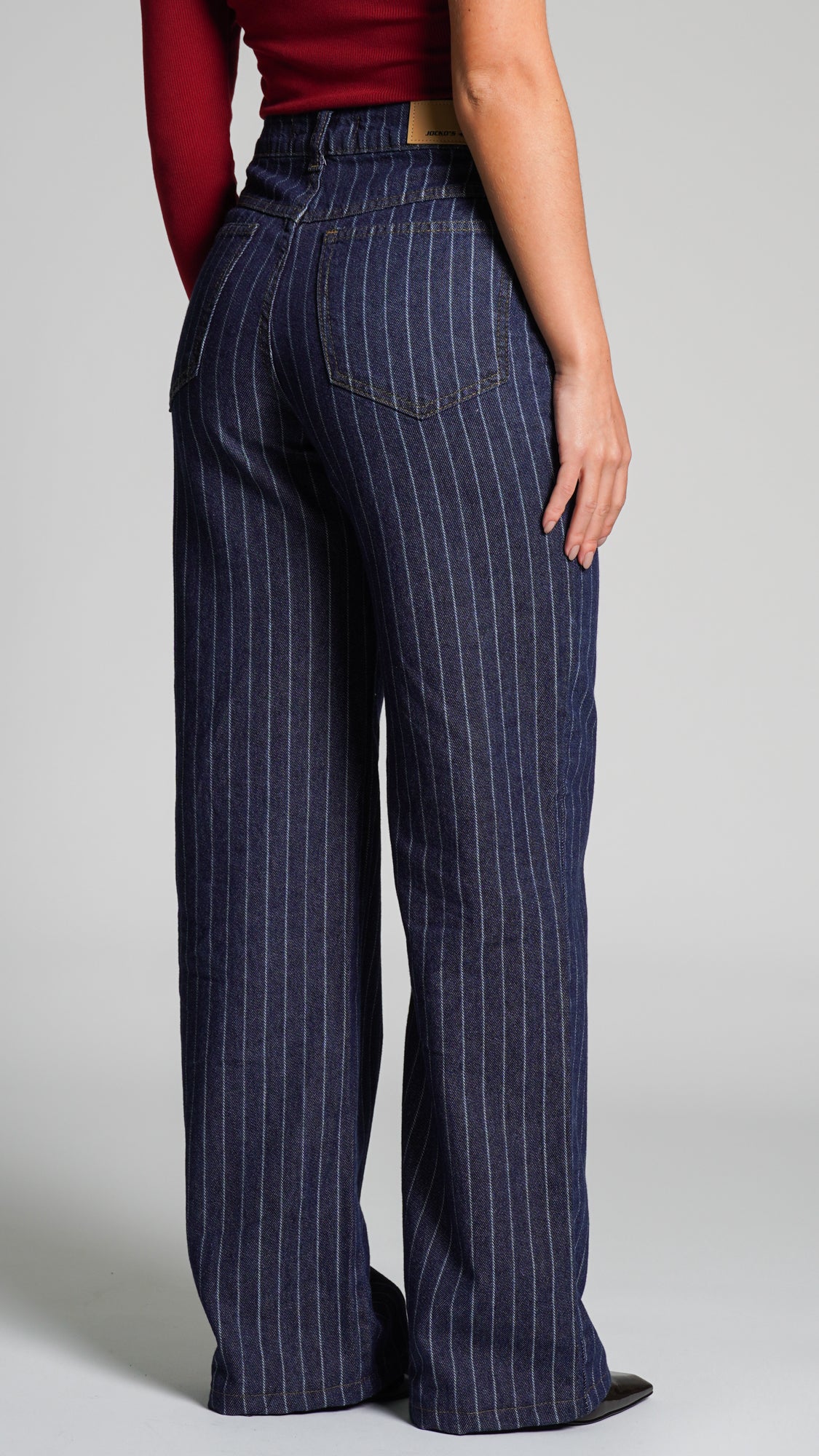 Calça Jeans Reta - Risca de Giz