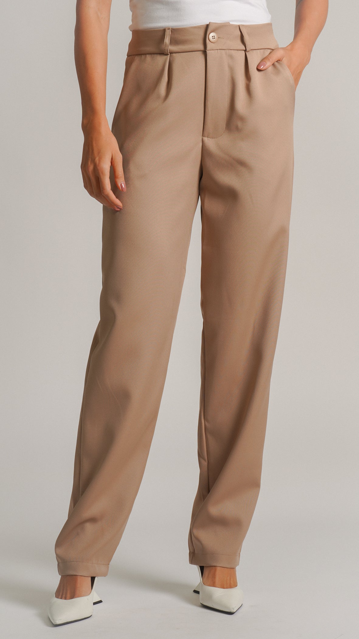 Calça Alfaiataria Classic - Caqui