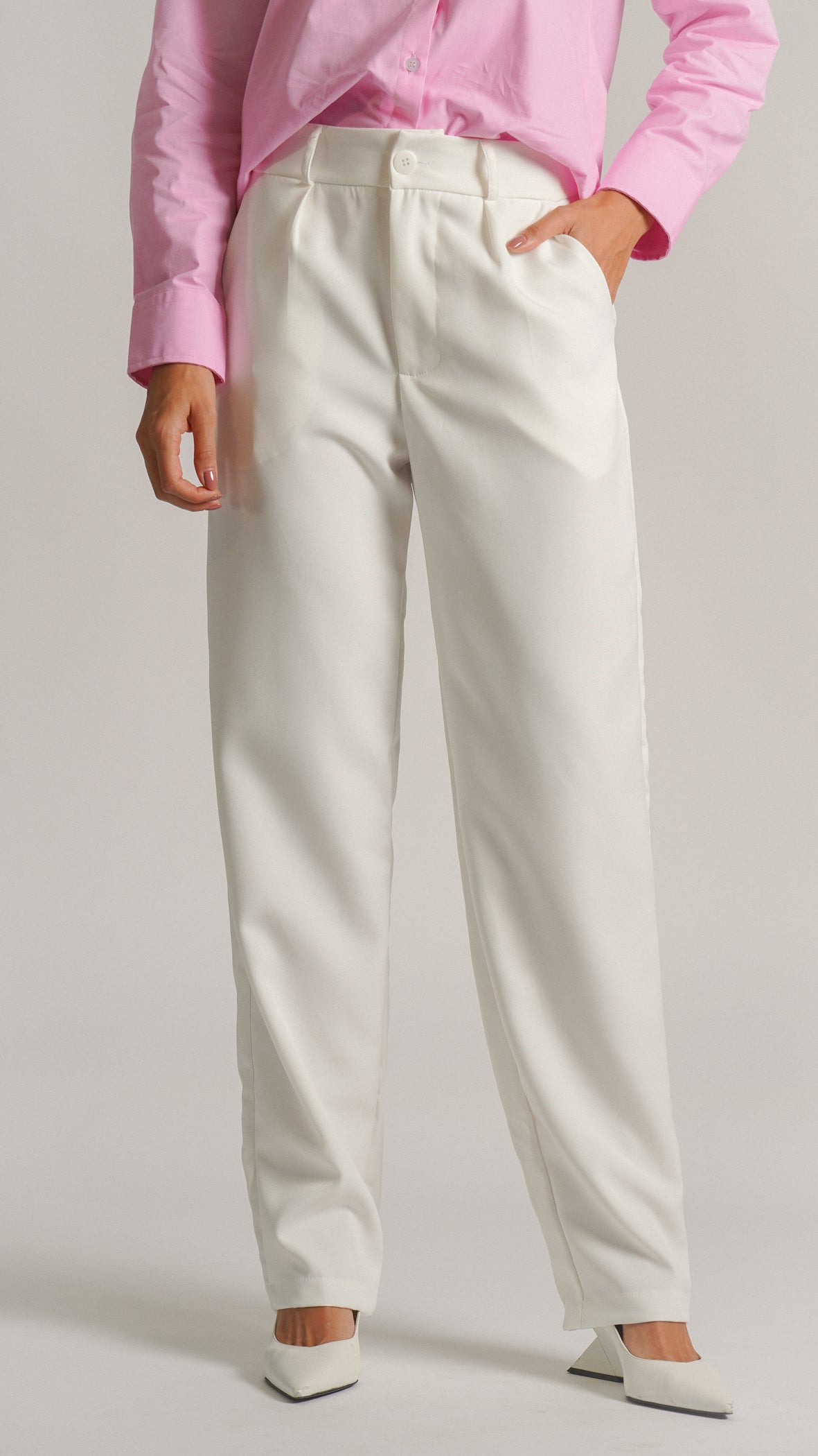 Calça Alfaiataria Classic - Off White