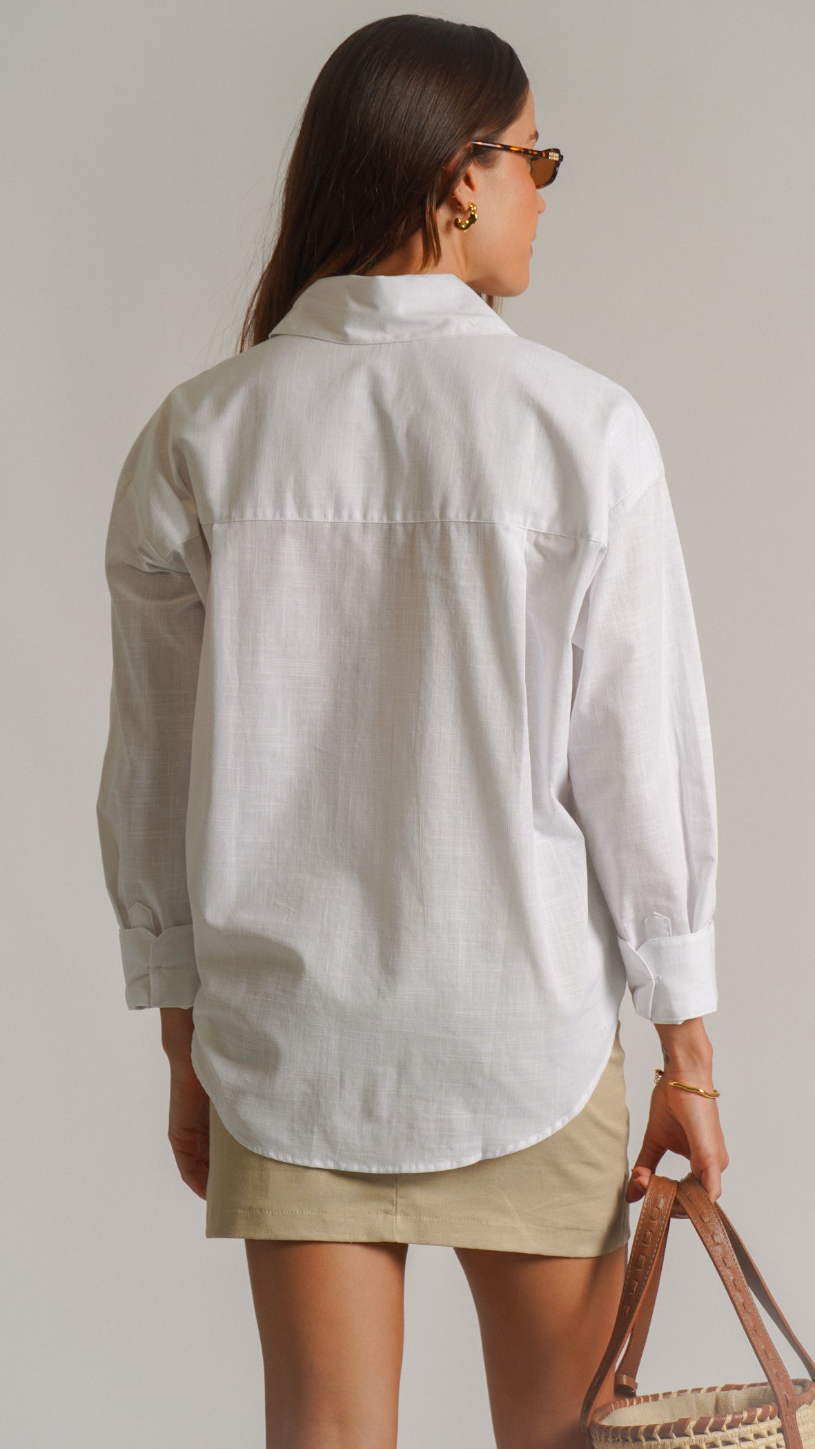 Camisa Manga Longa - Branca