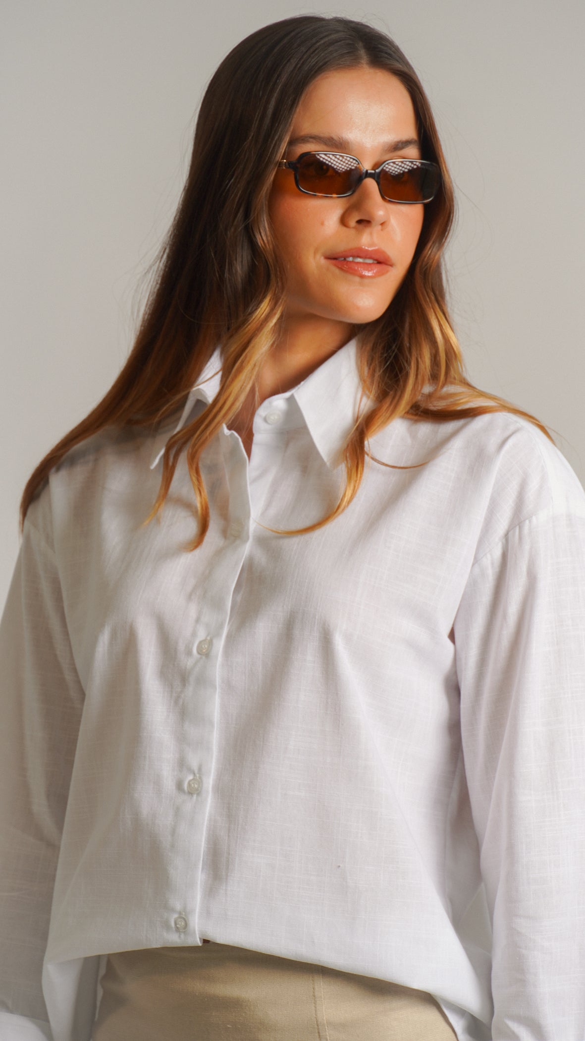 Camisa Manga Longa - Branca