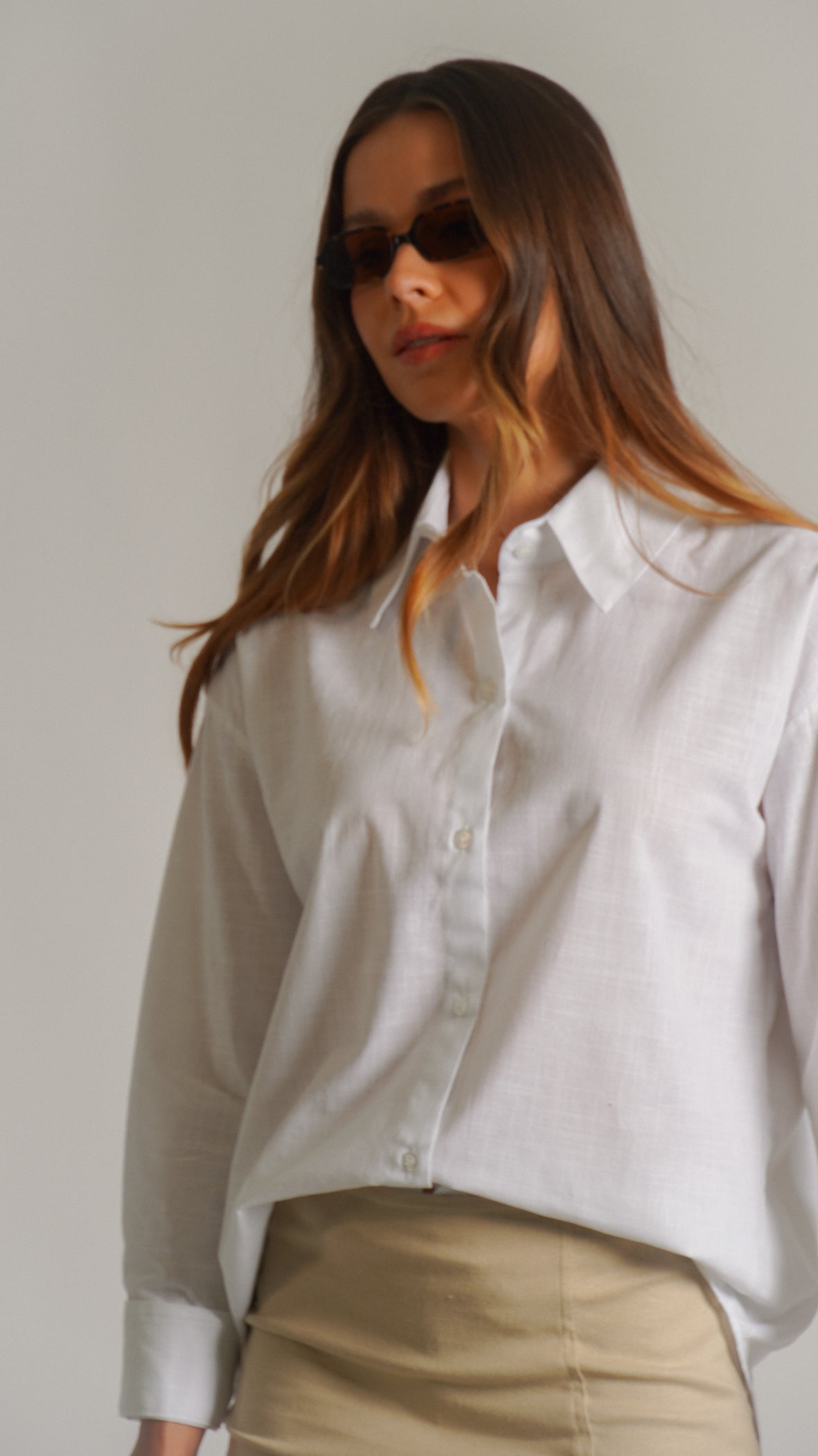 Camisa Manga Longa - Branca