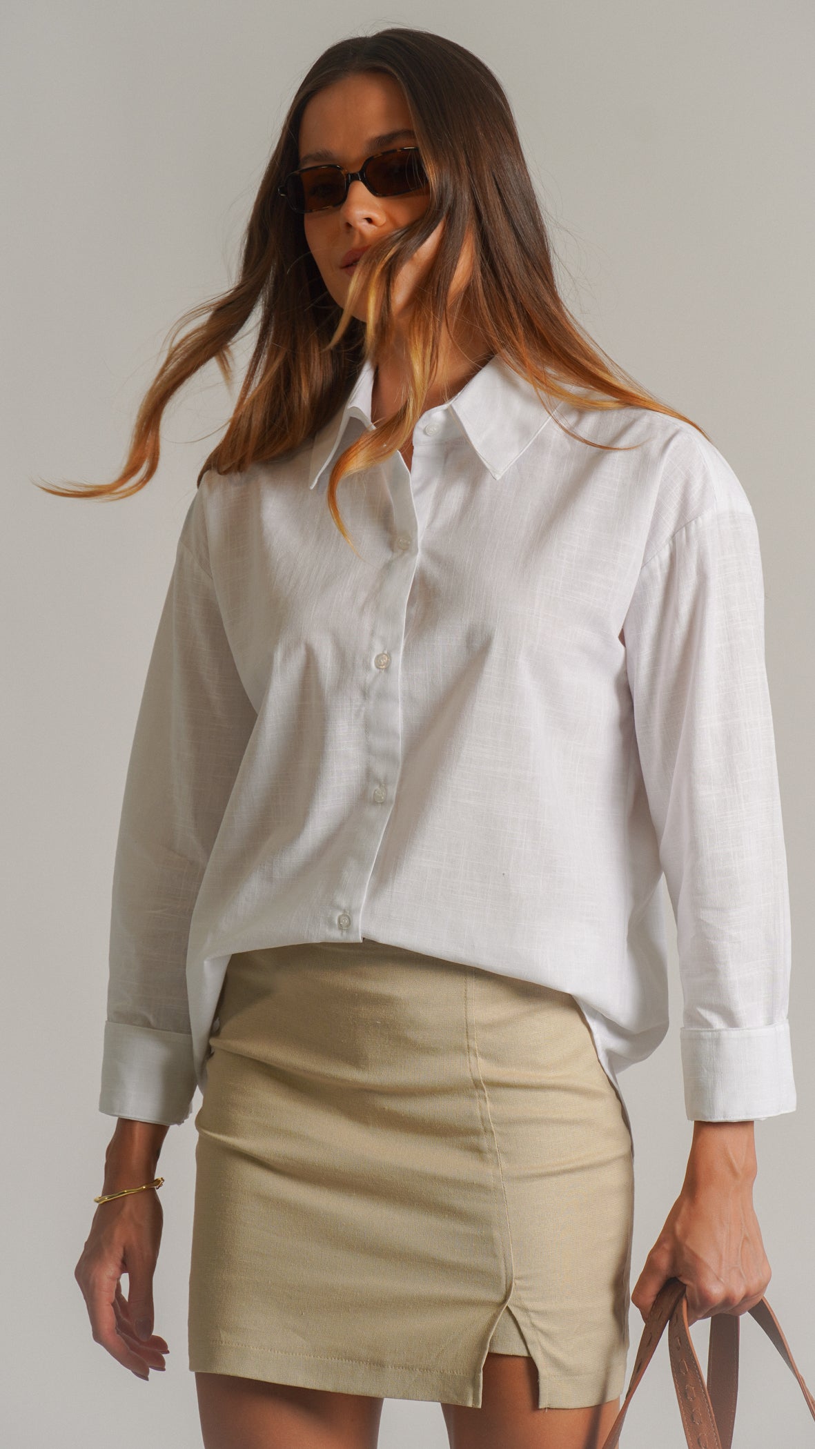 Camisa Manga Longa - Branca