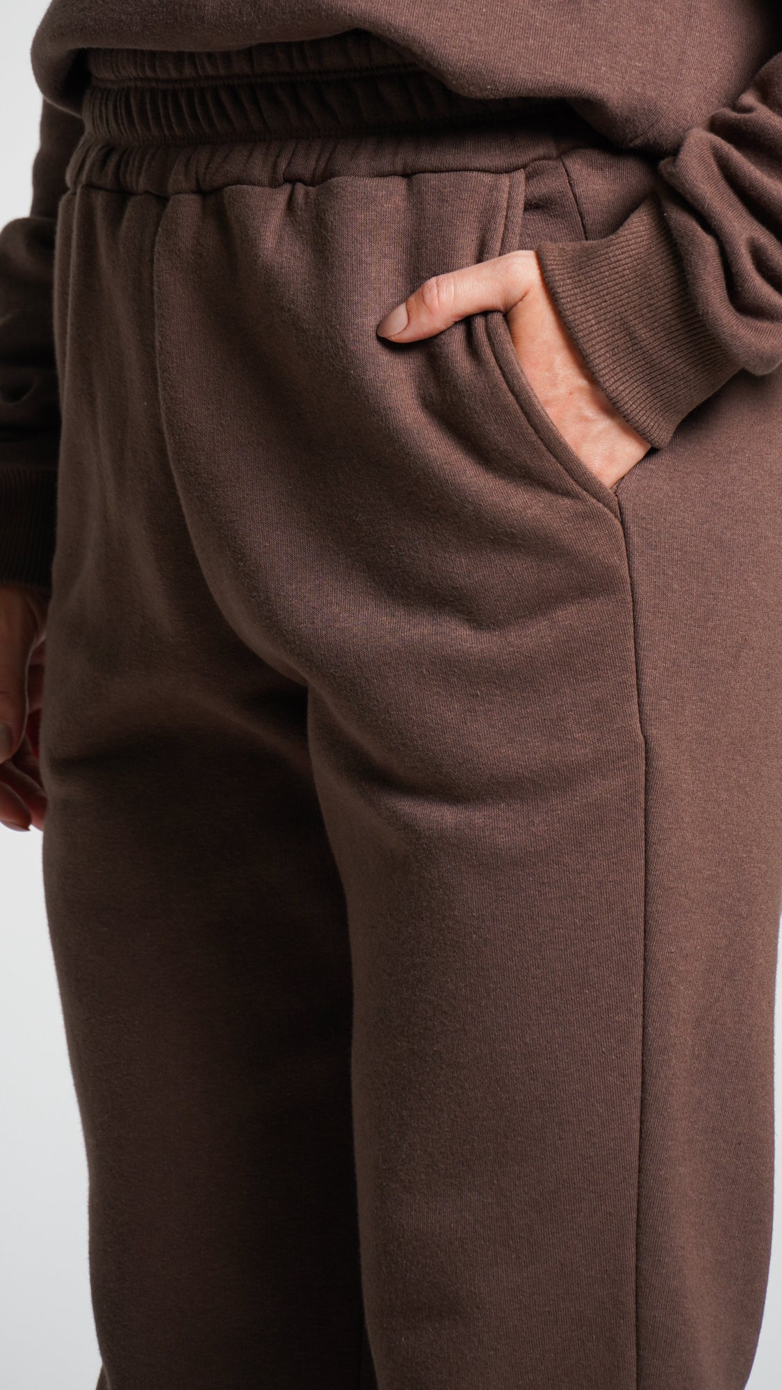 Calça Moletom Premium - Marrom