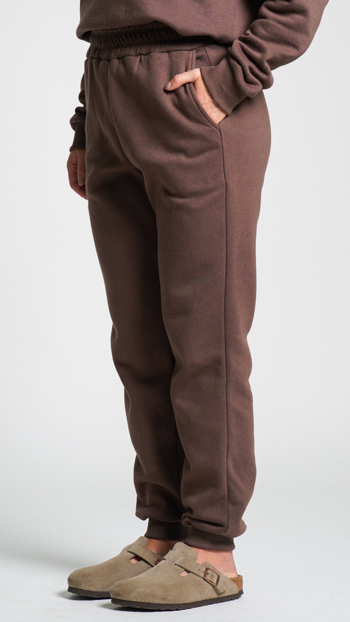 Calça Moletom Premium - Marrom