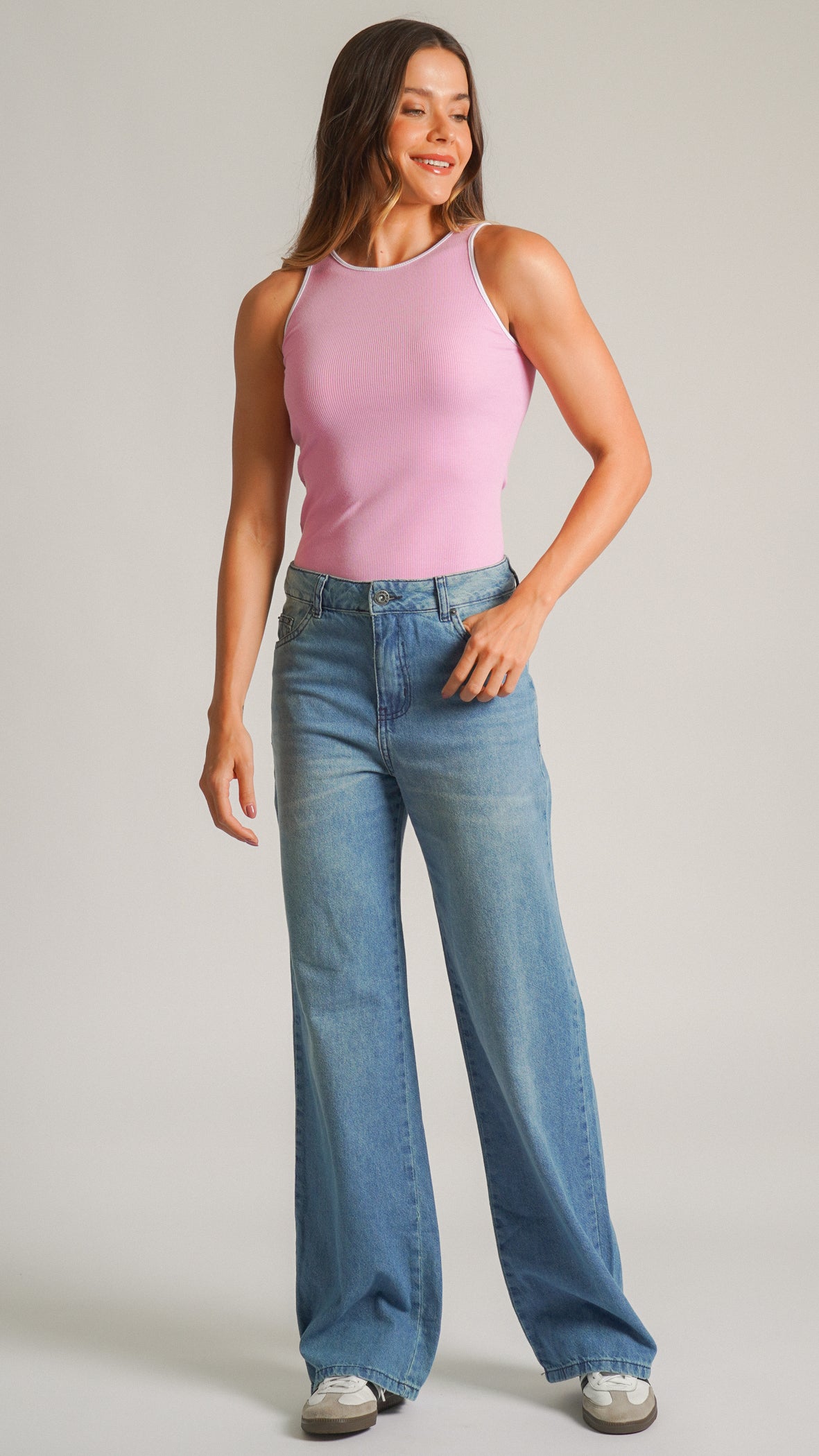 Regata Canelada - Rosa