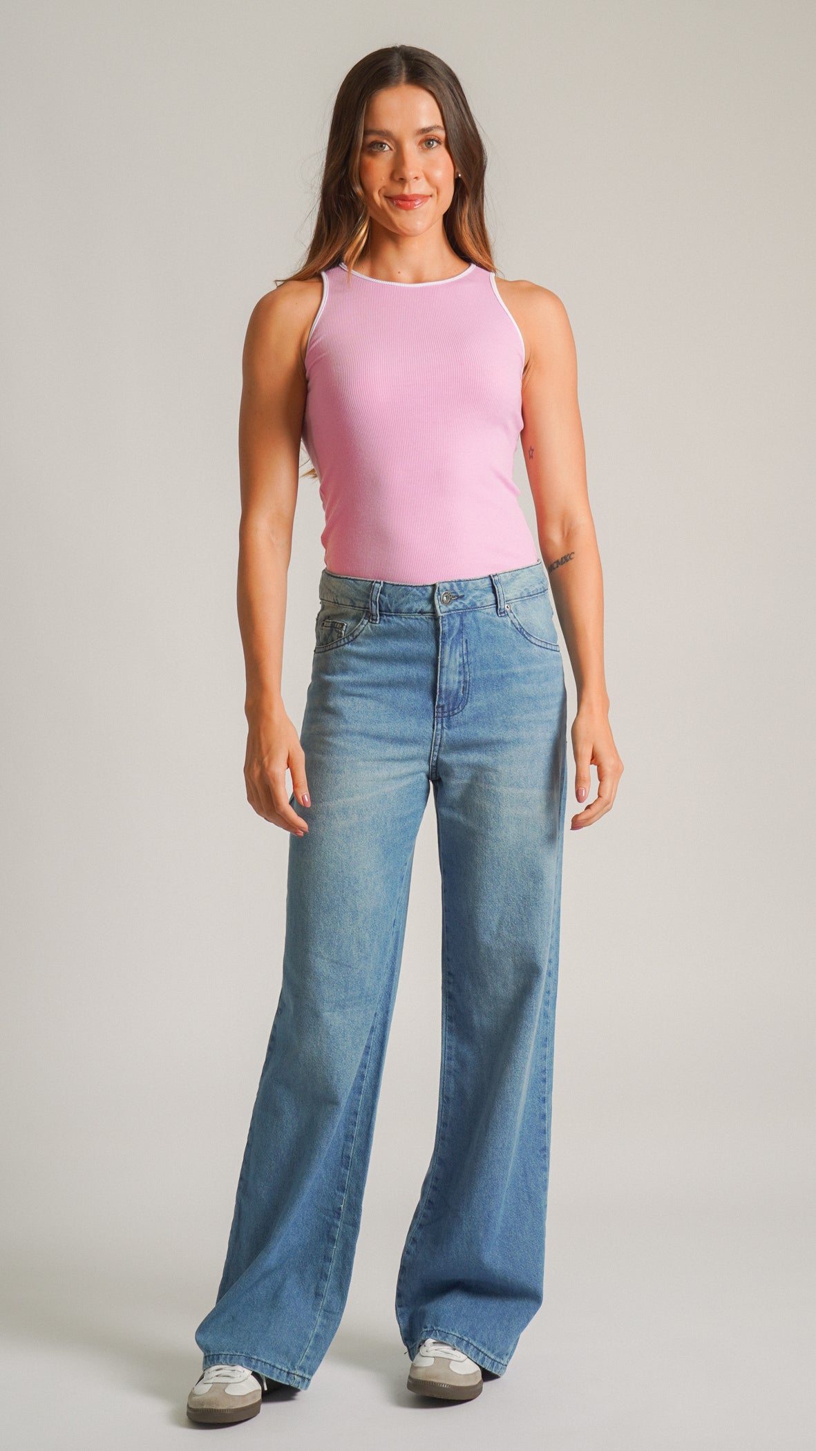 Regata Canelada - Rosa