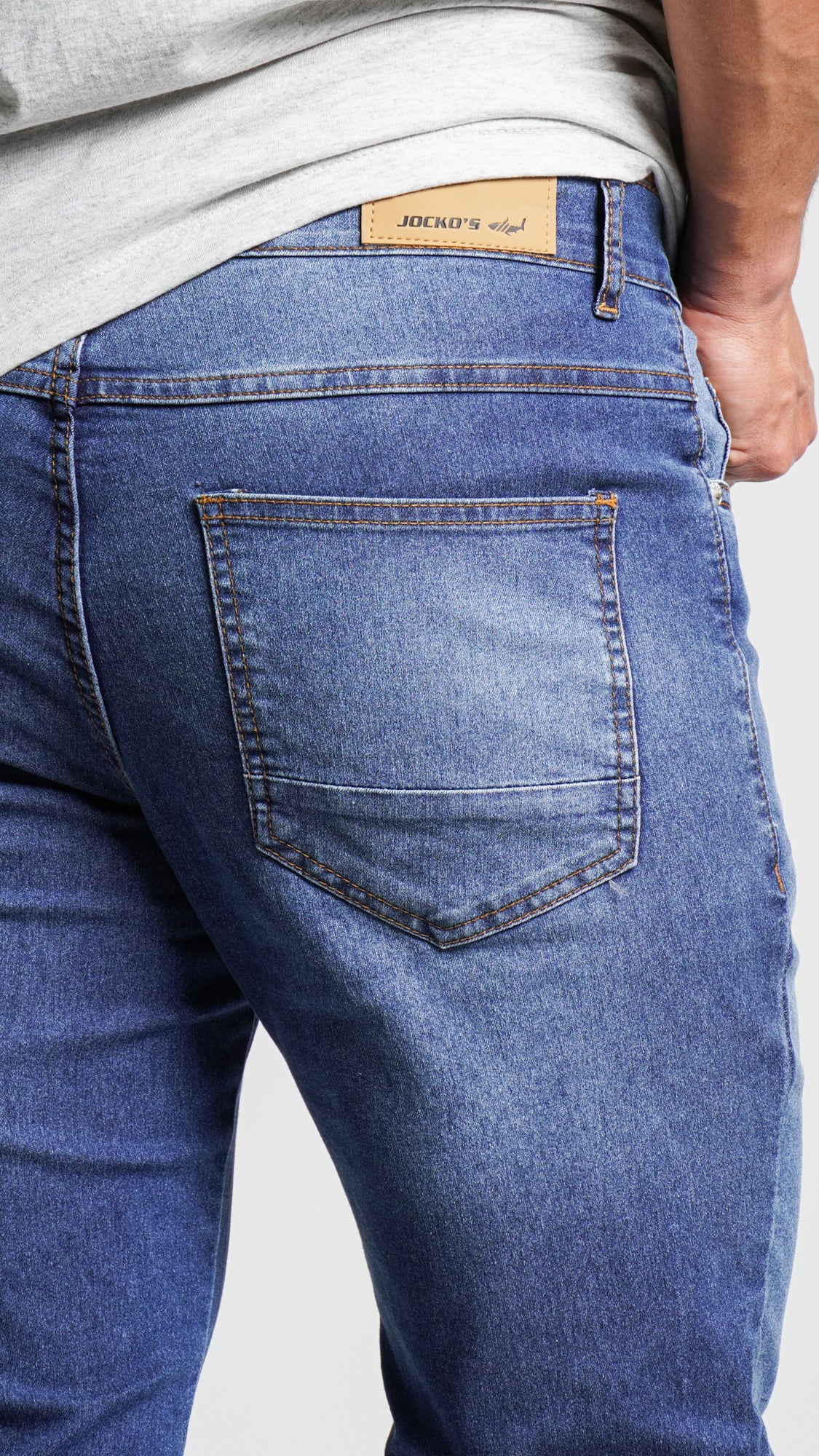 Calça Jeans - Clara Bolso Recorte