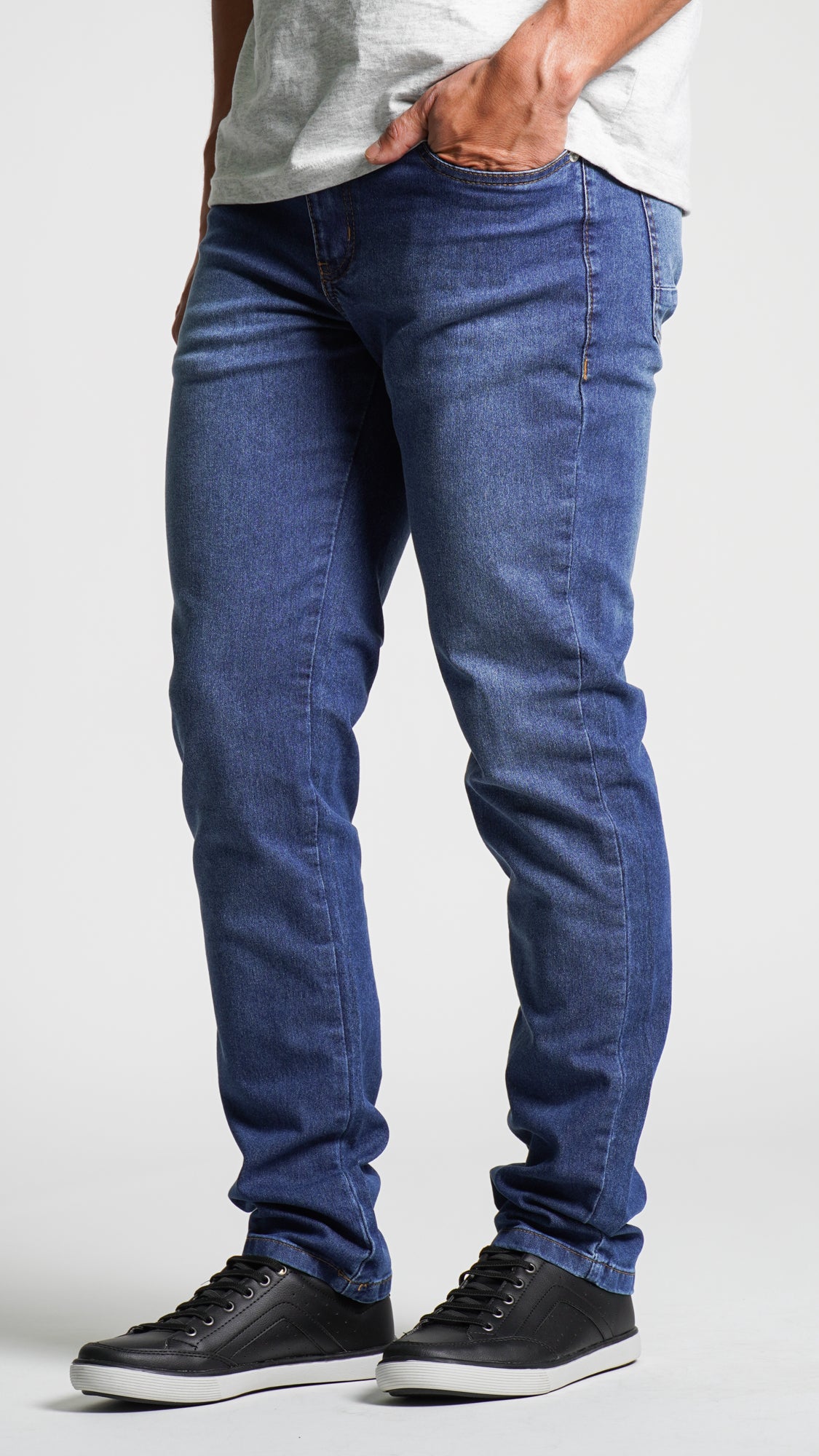 Calça Jeans - Clara Bolso Recorte