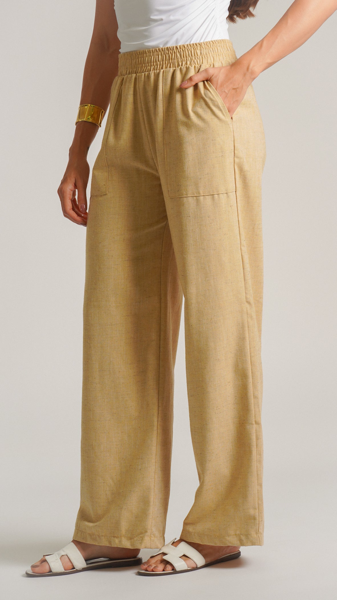 Calça Flamê - Bege