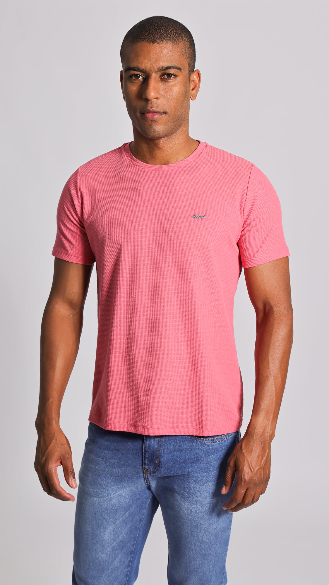 Camiseta Tricô Diamond - Rosa