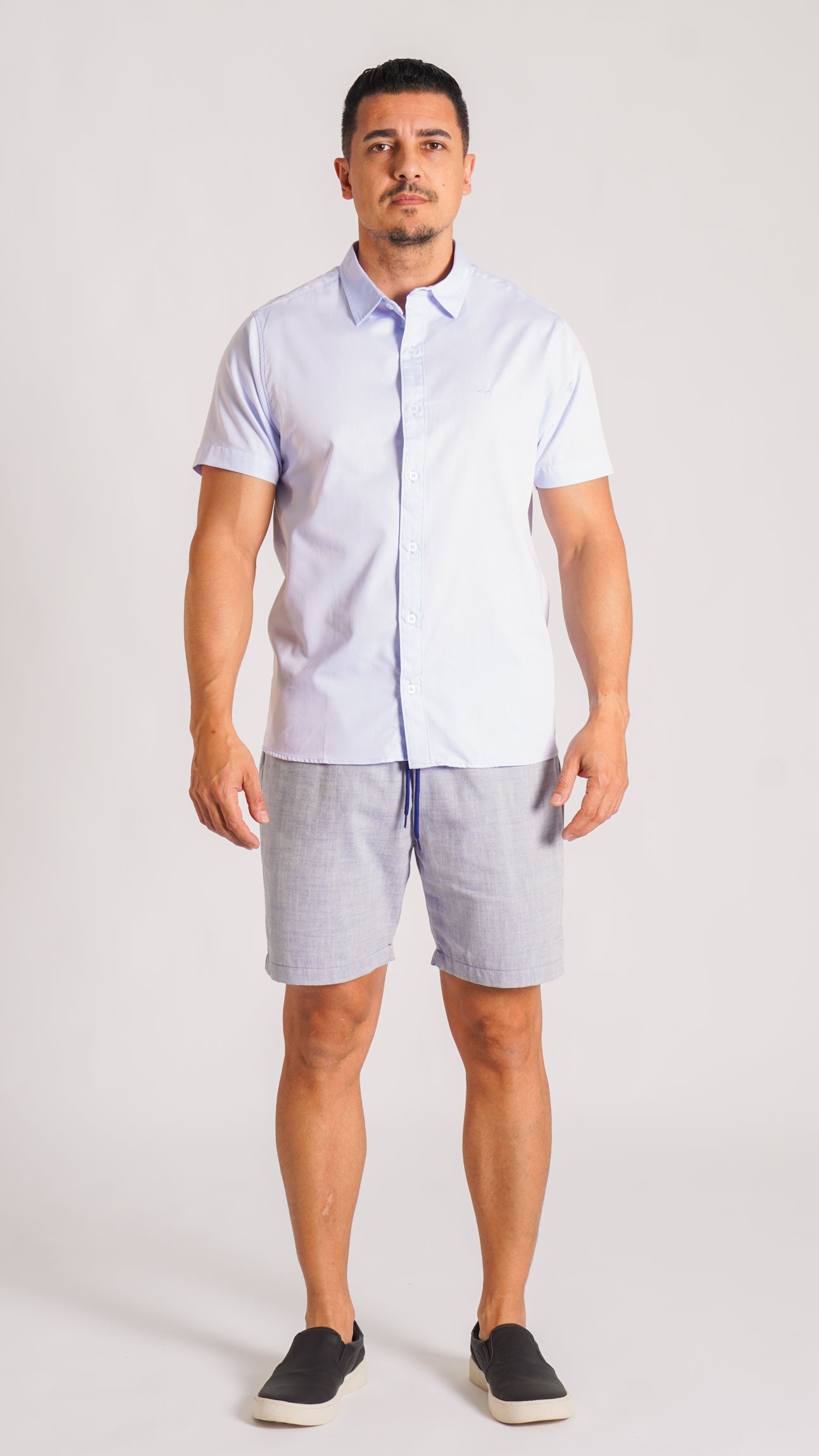 Camisa Manga Curta - Azul
