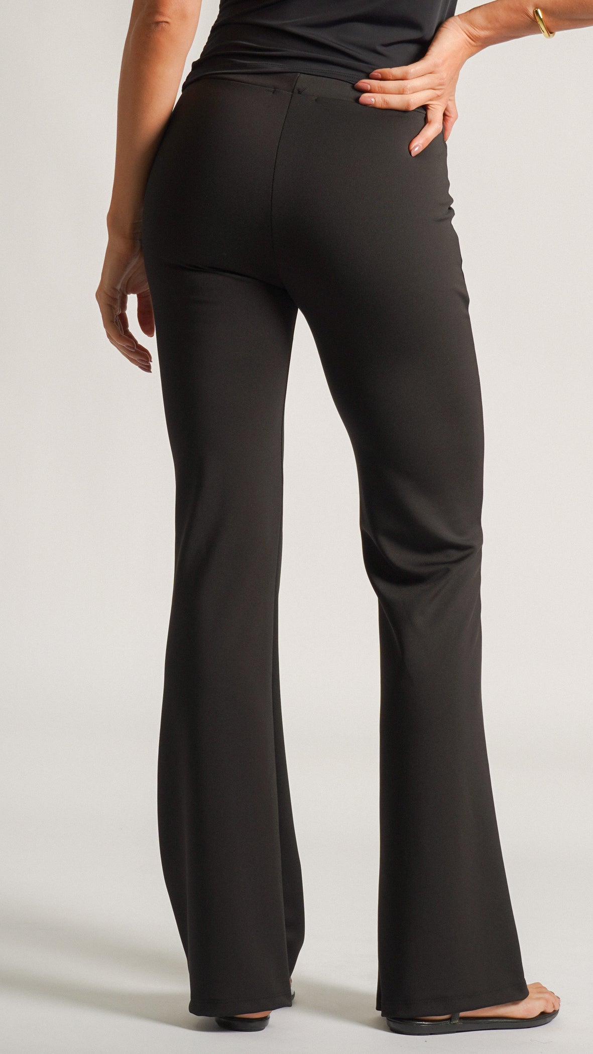 Calça Legging Flare - Preta