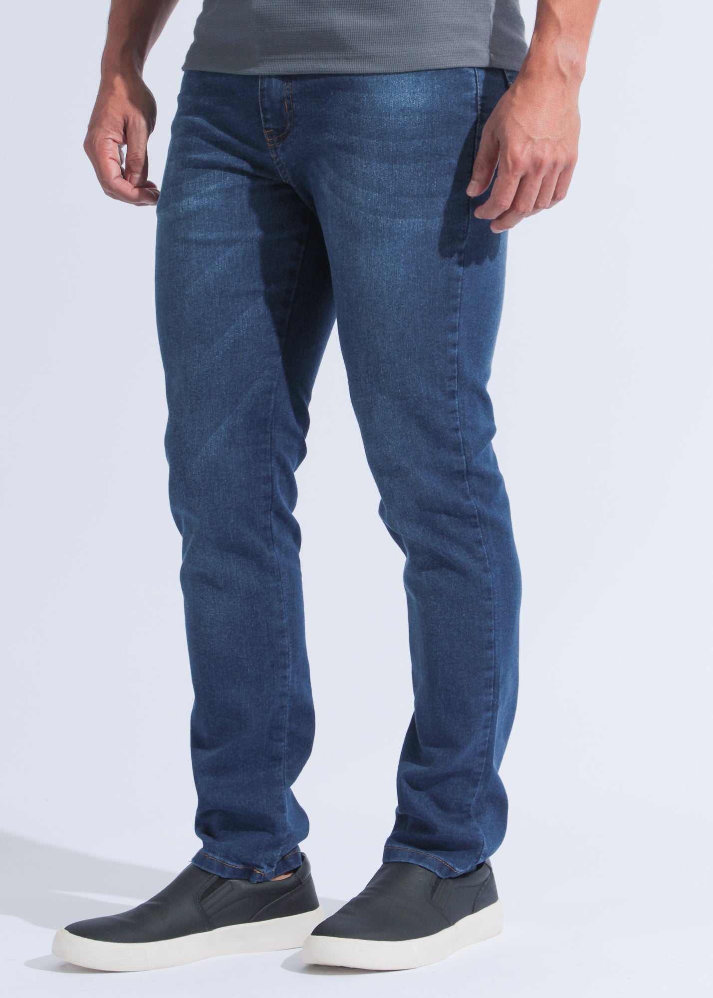 Calça Jeans - Escura Linha Caramelo