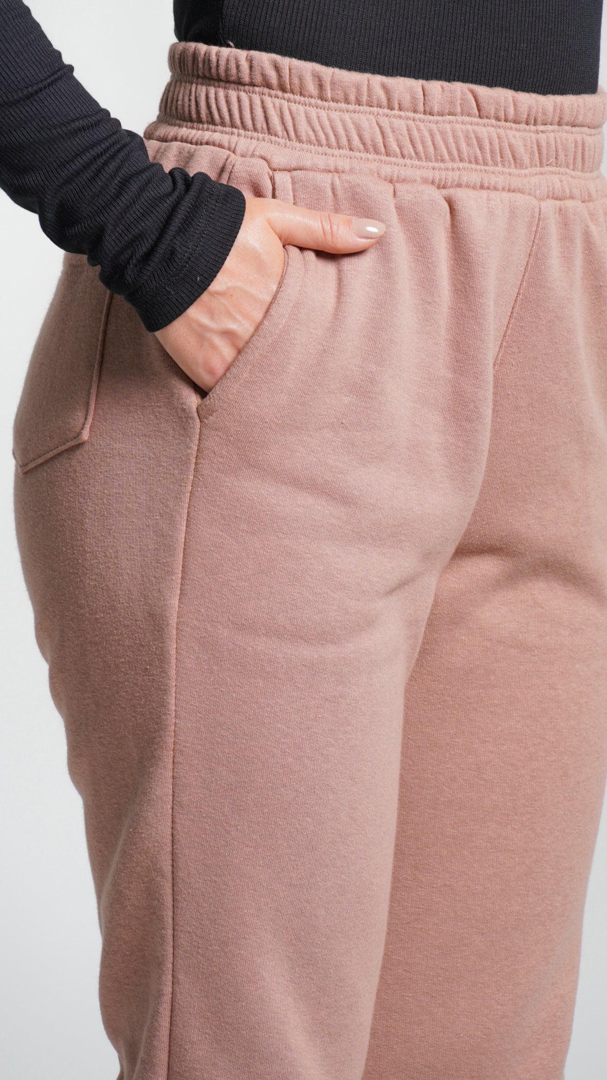 Calça Moletom Premium - Nude