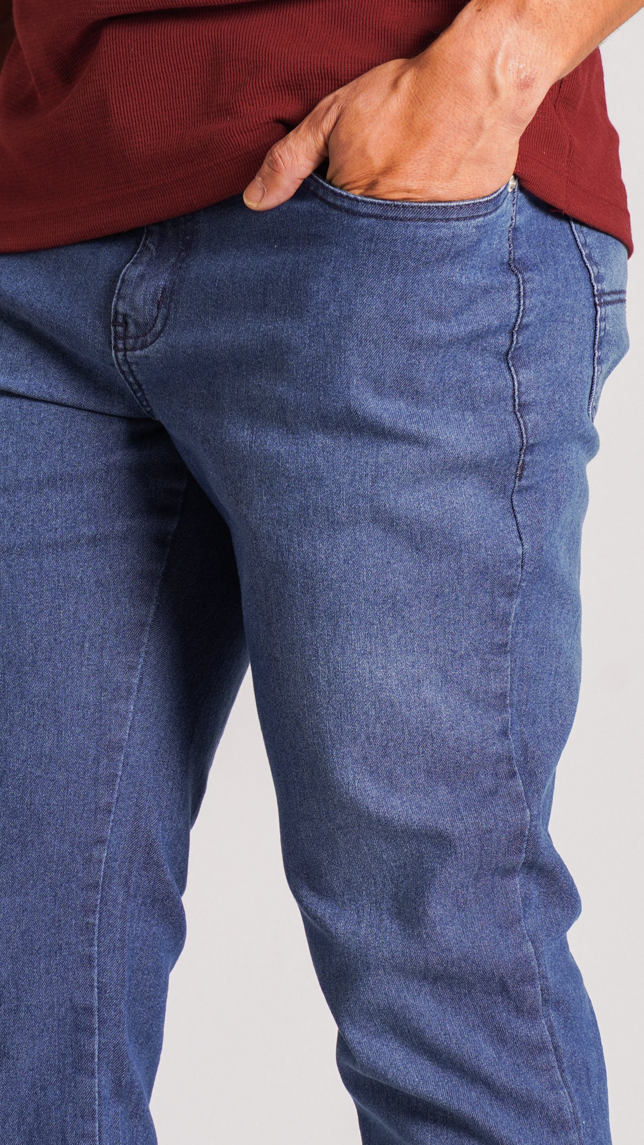 Calça Jeans - Escura Linha Azul