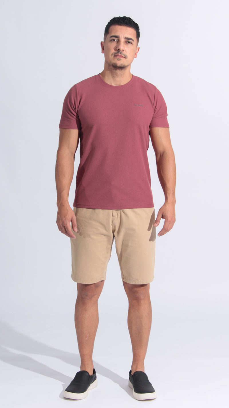 Camiseta Tricô Diamond - Rosê
