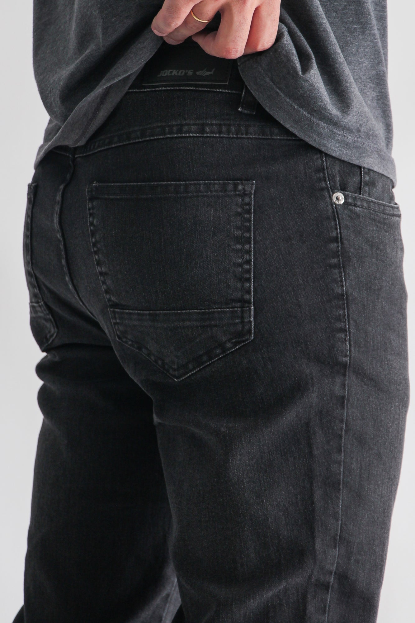 Calça Jeans - Preta Estonada