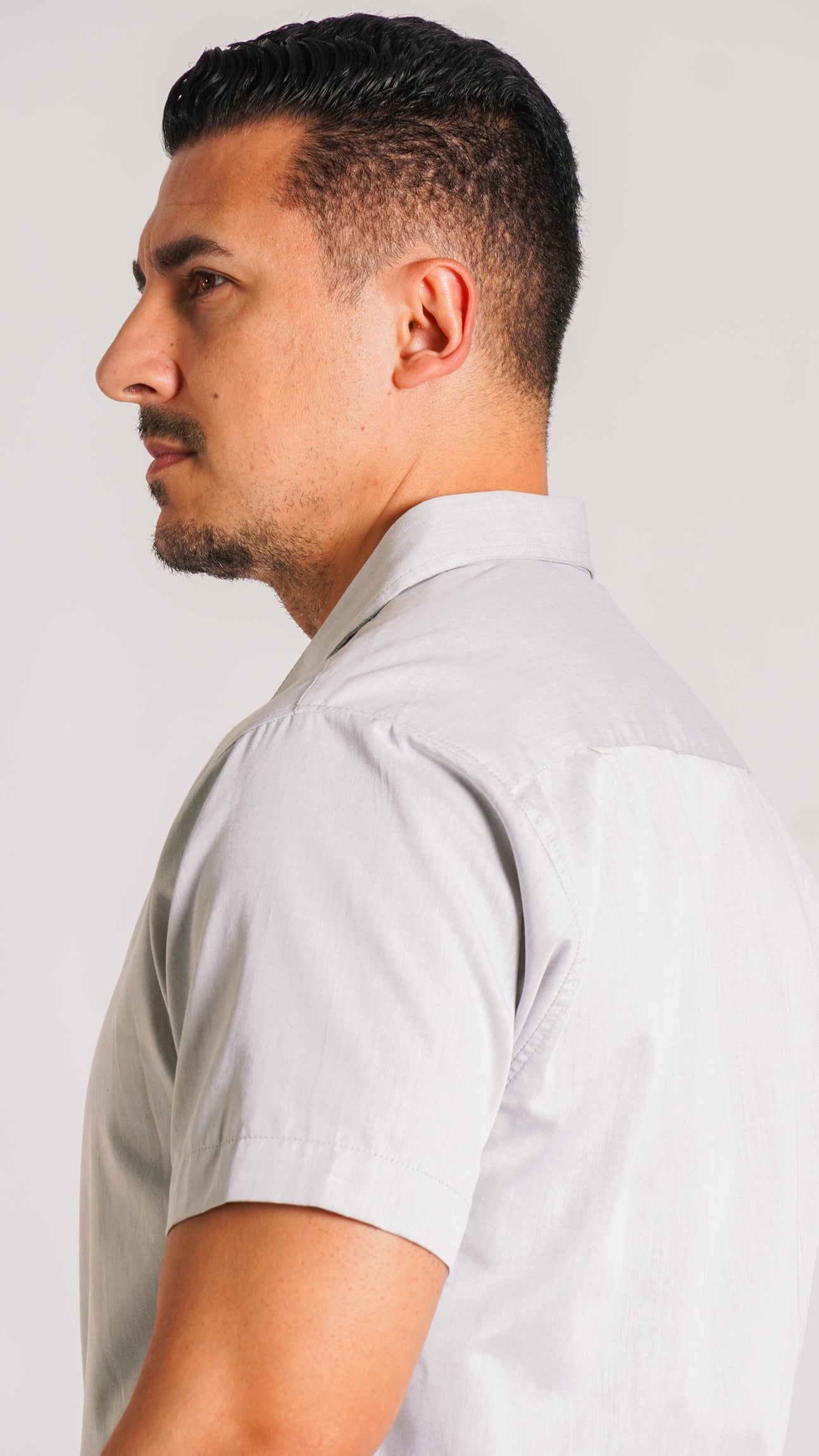 Camisa Manga Curta - Cinza