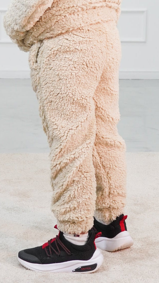Calça Sherpa Kids Unissex - Bege