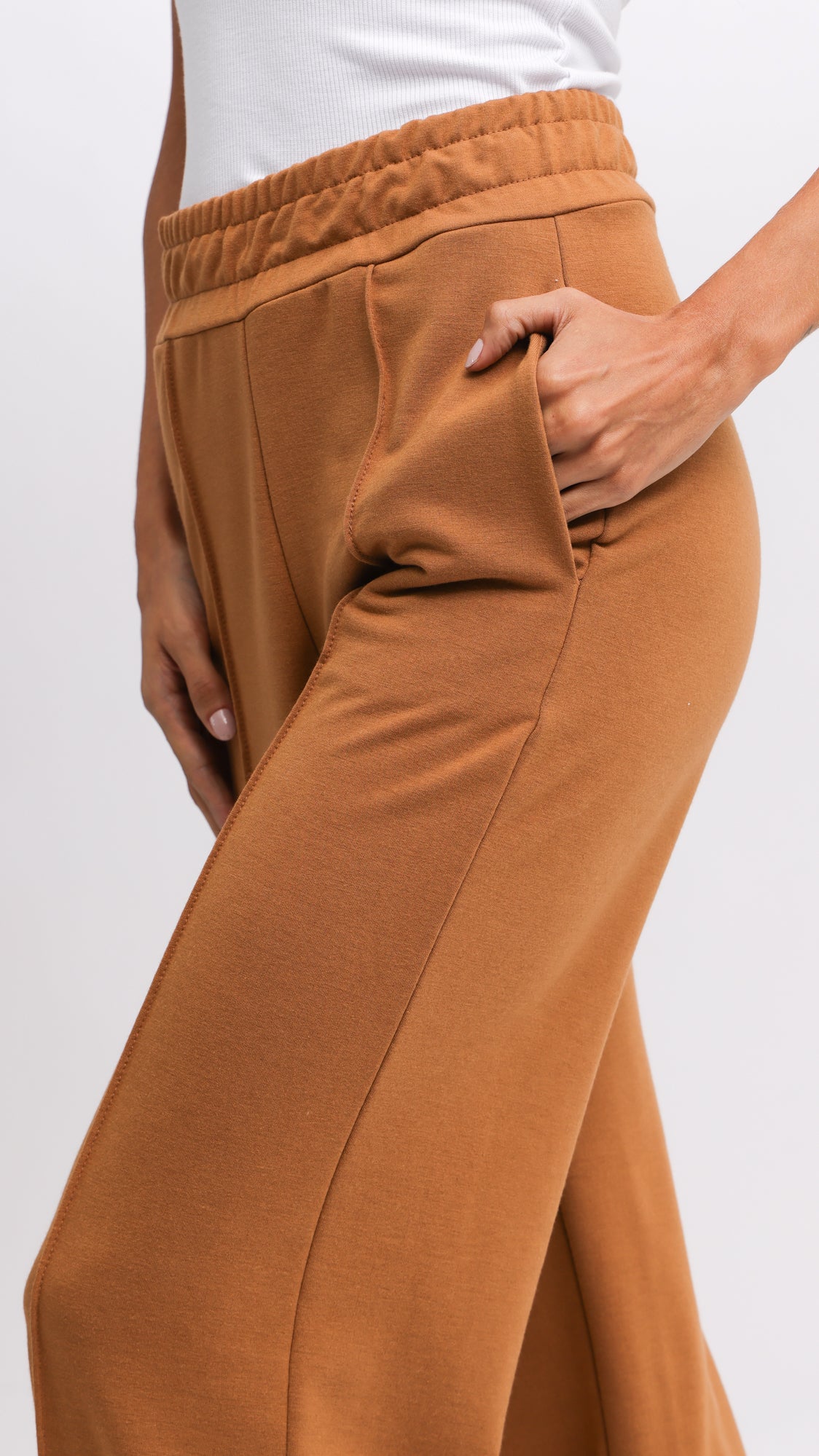 Calça Moletinho Premium - Ocre