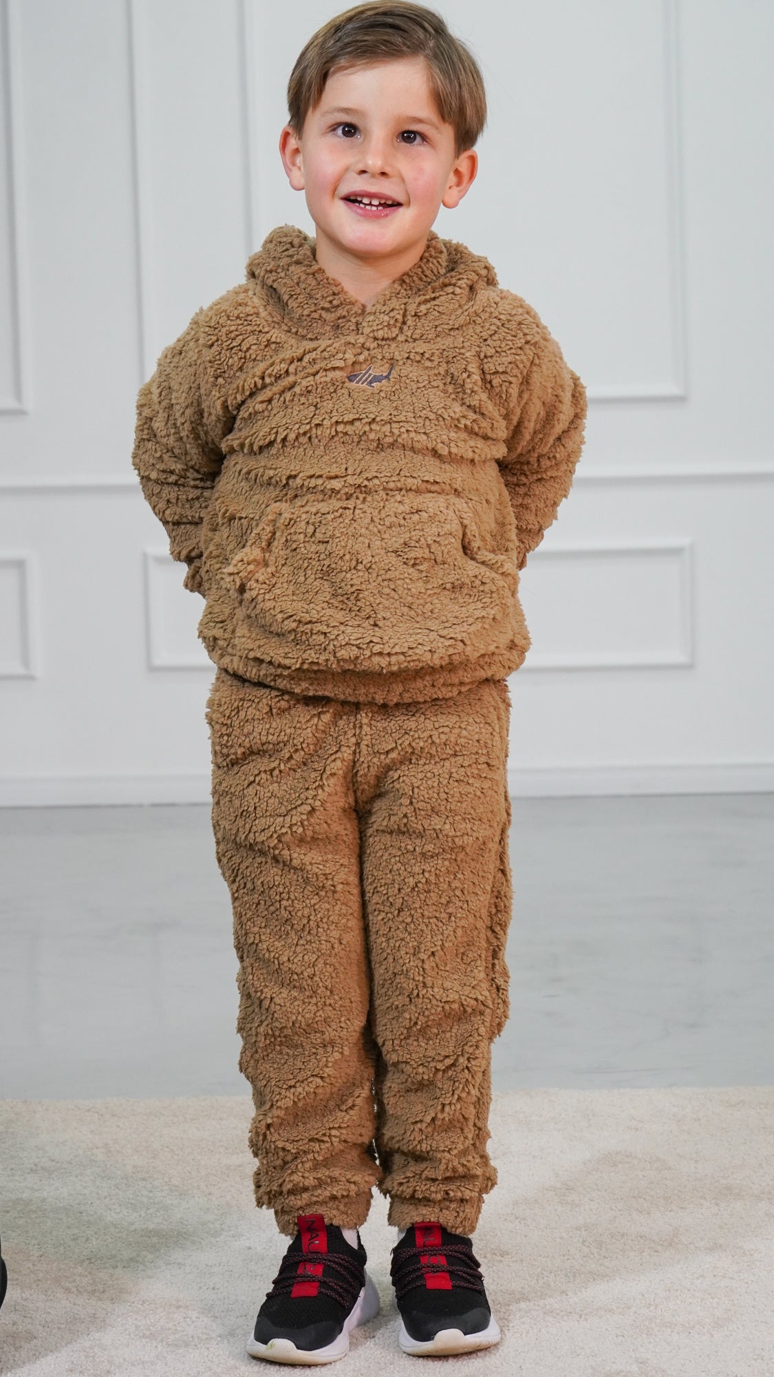 Calça Sherpa Kids - Marrom