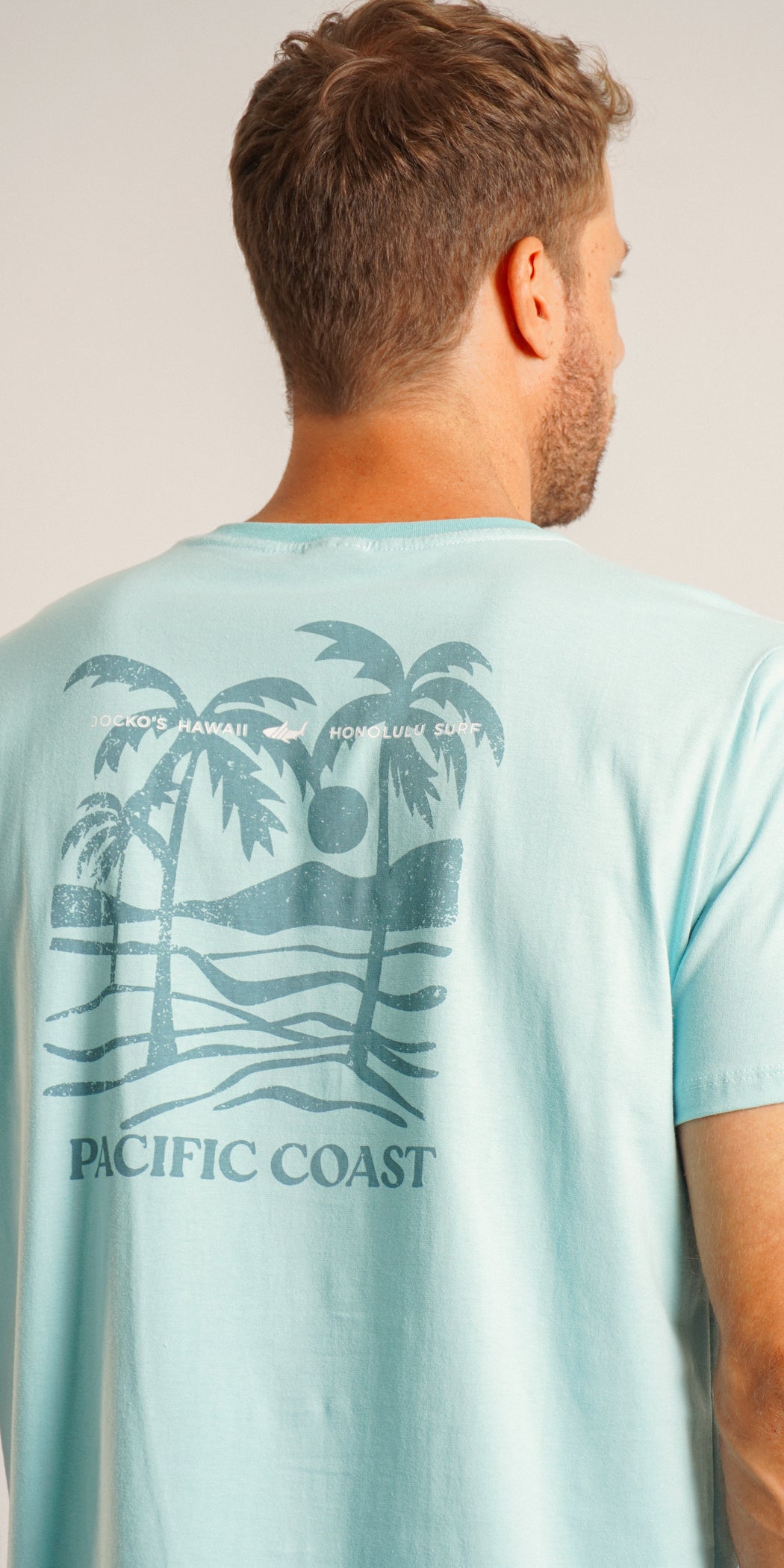 Camiseta Estampada Pacific Coast - Azul