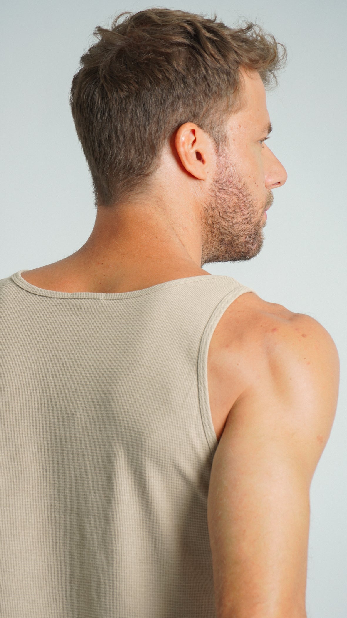 Regata Tricô Diamond - Bege