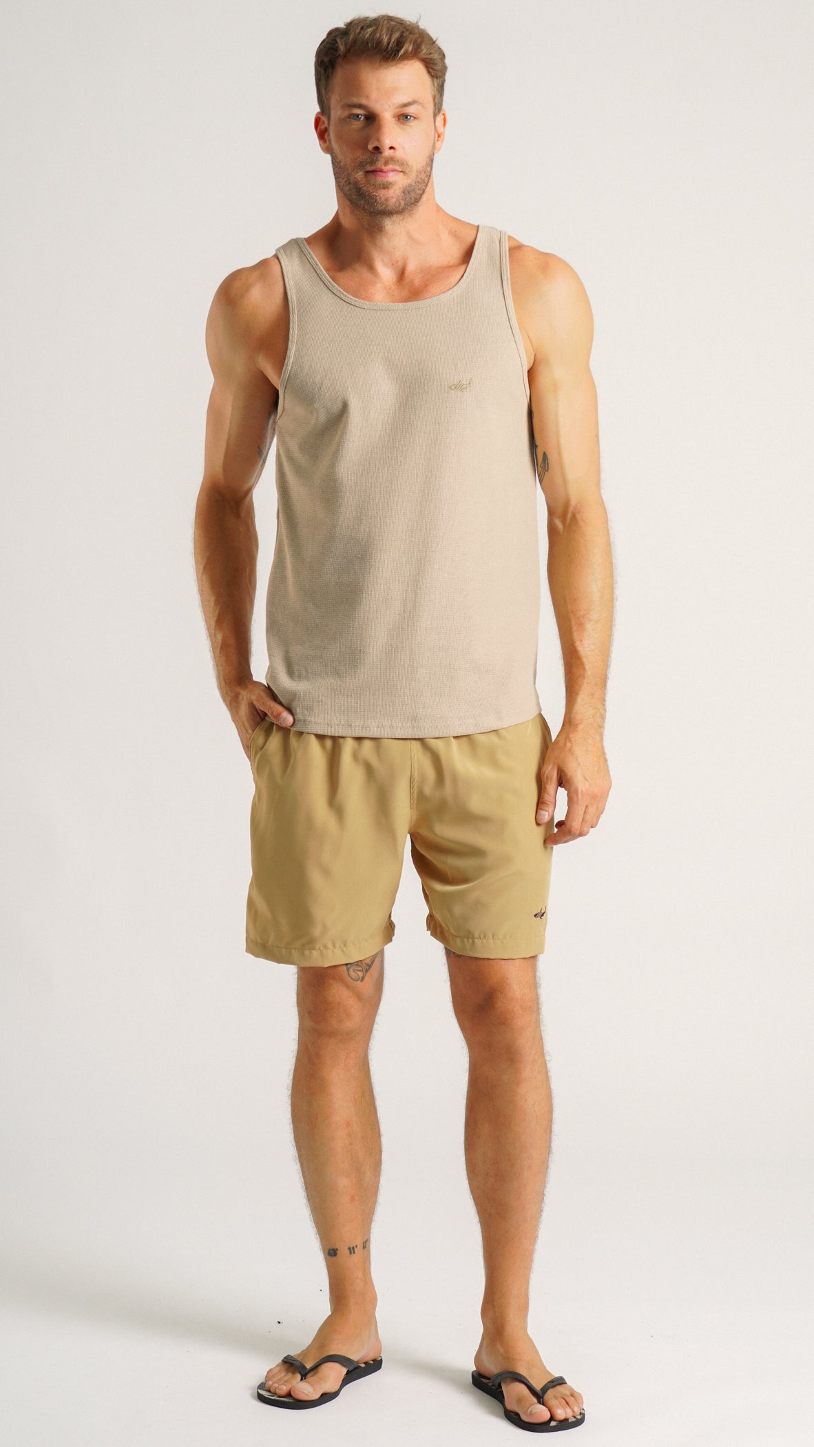 Regata Tricô Diamond - Bege