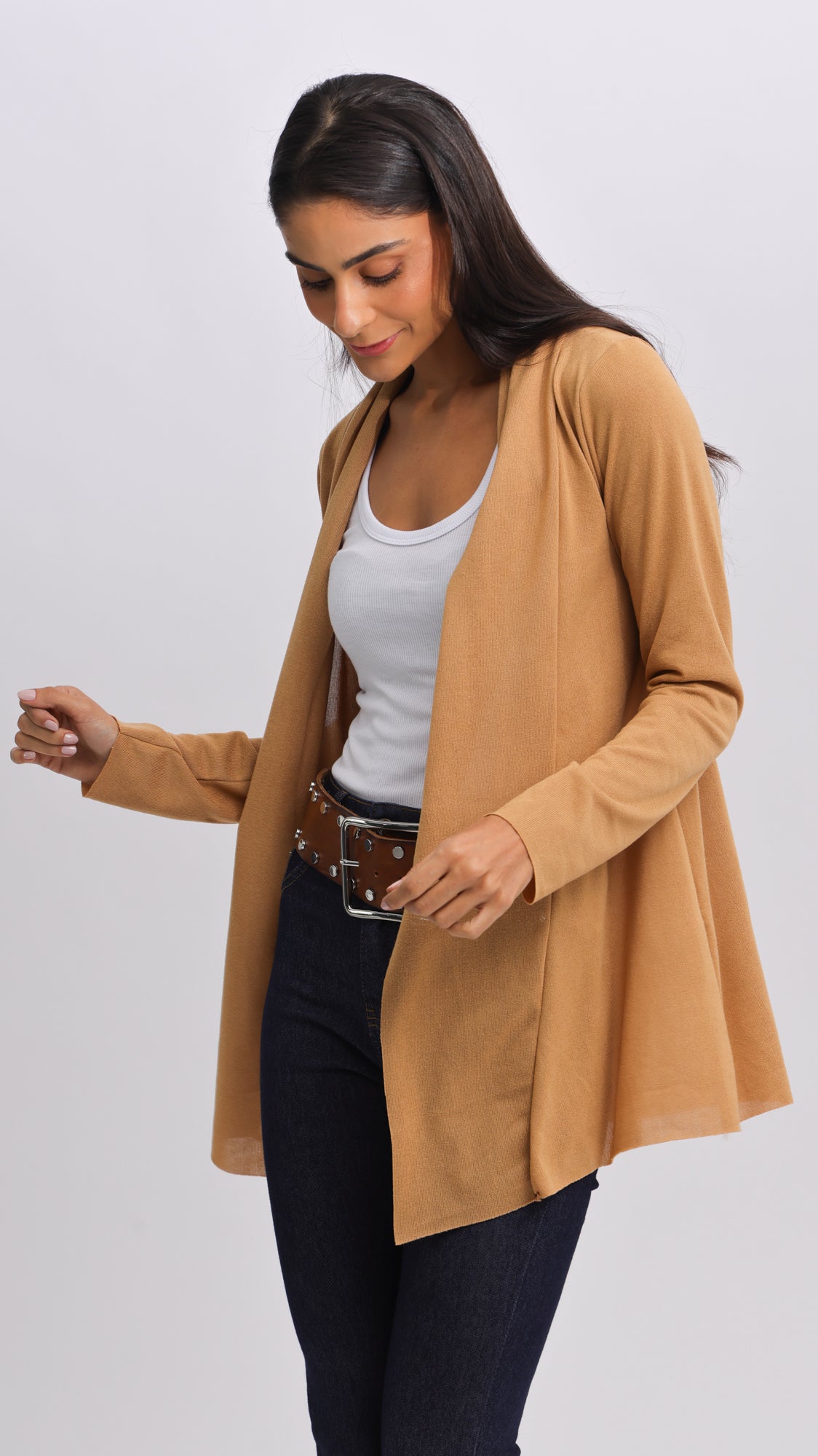 Cardigan Tricô - Ocre