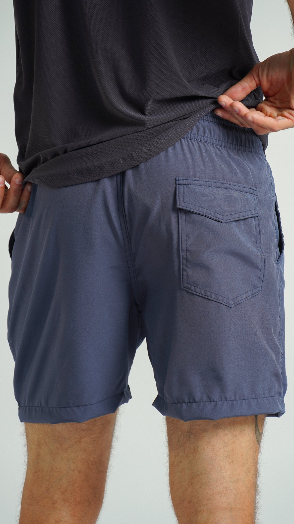 Bermuda Microfibra Curta - Azul Marinho