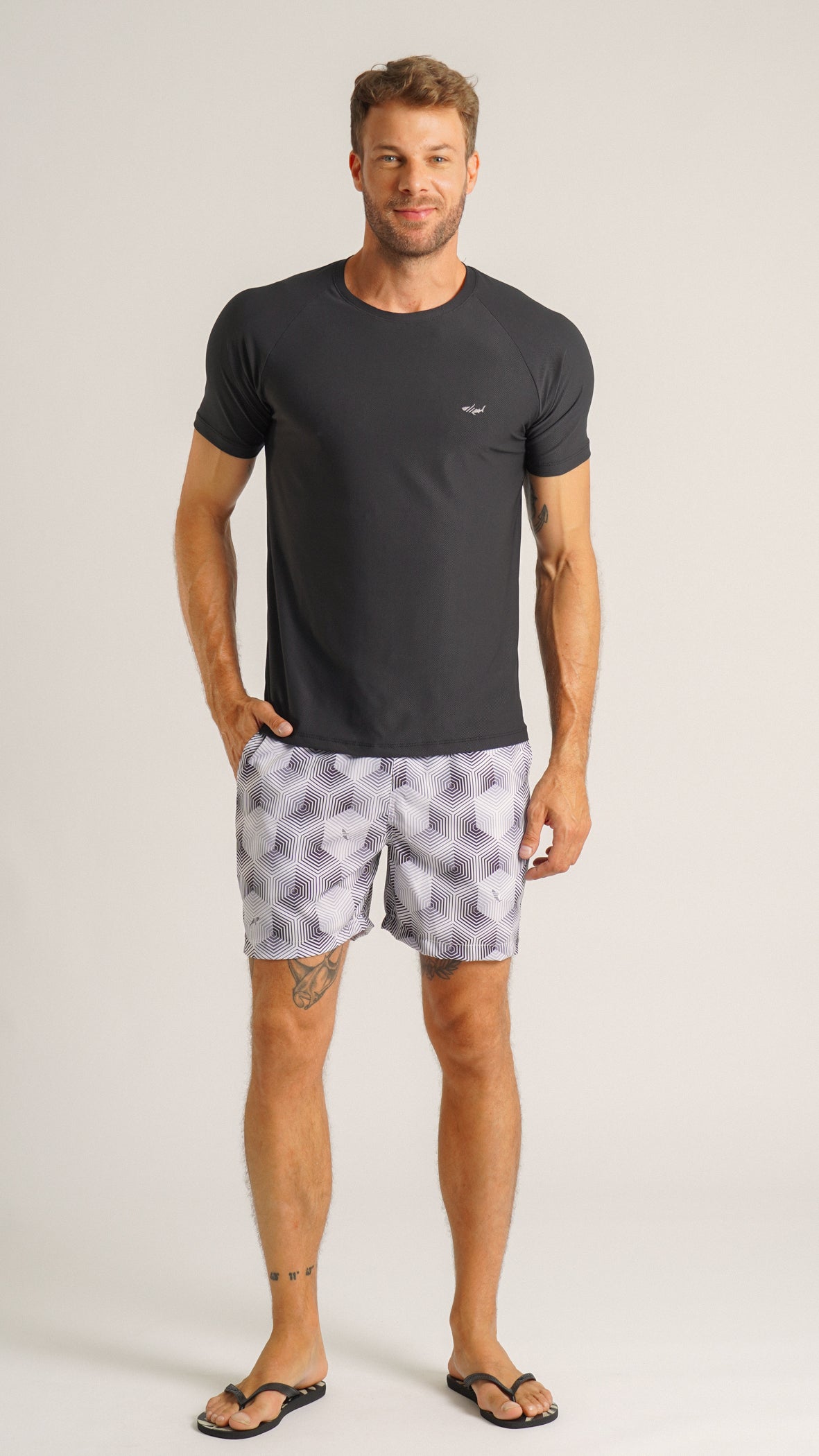 Camiseta Slim Dry Fit - Preta