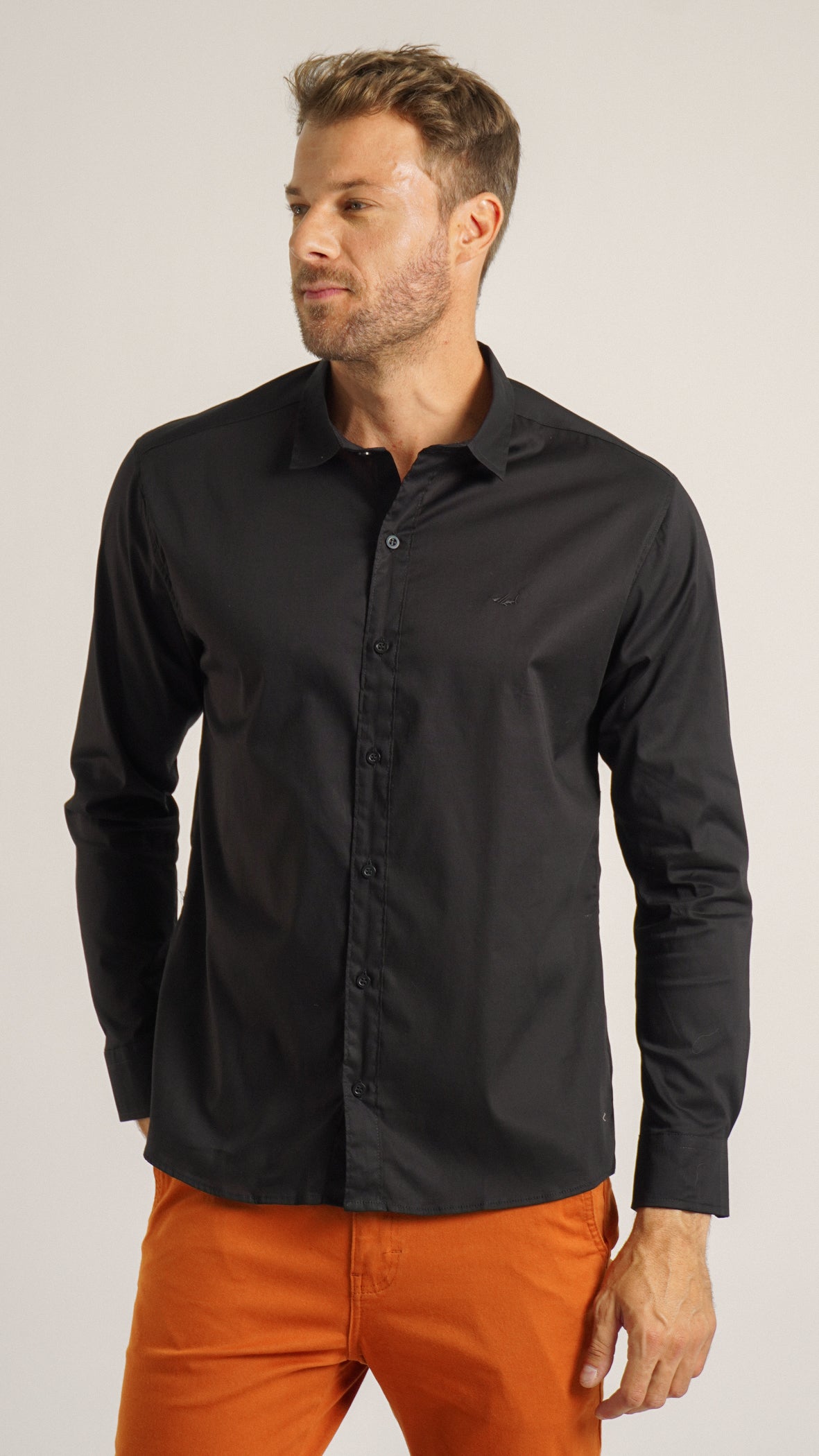 Camisa Manga Longa - Preta