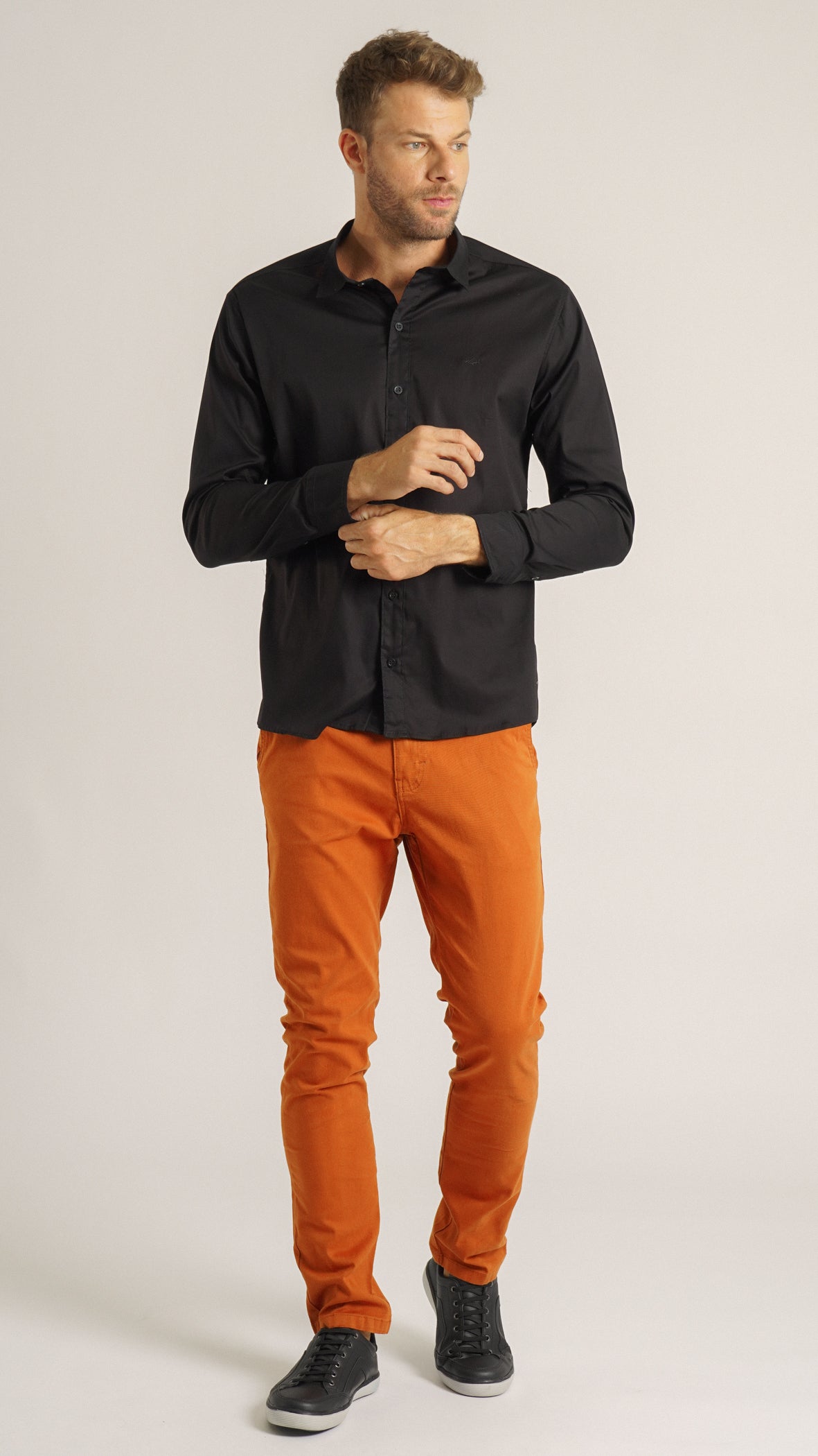 Camisa Manga Longa - Preta