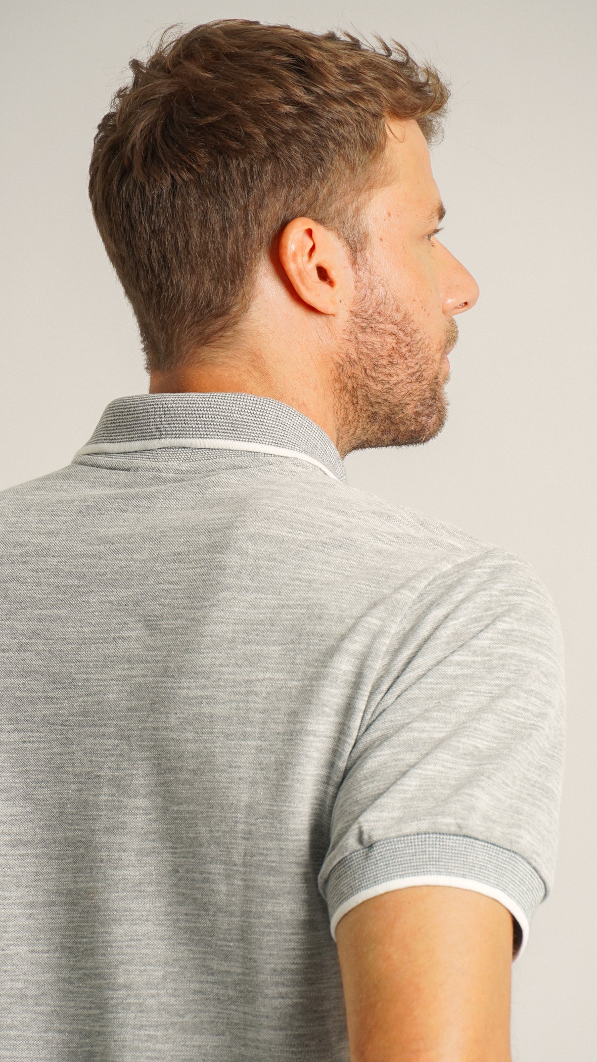 Camisa Polo Flamê - Cinza