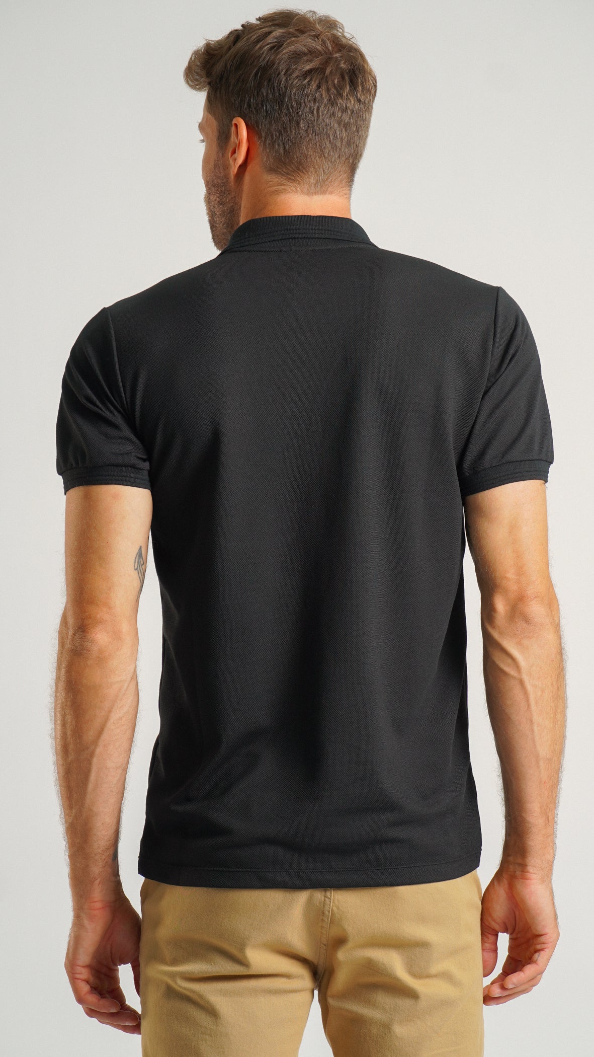 Camisa Polo Piquet - Preta