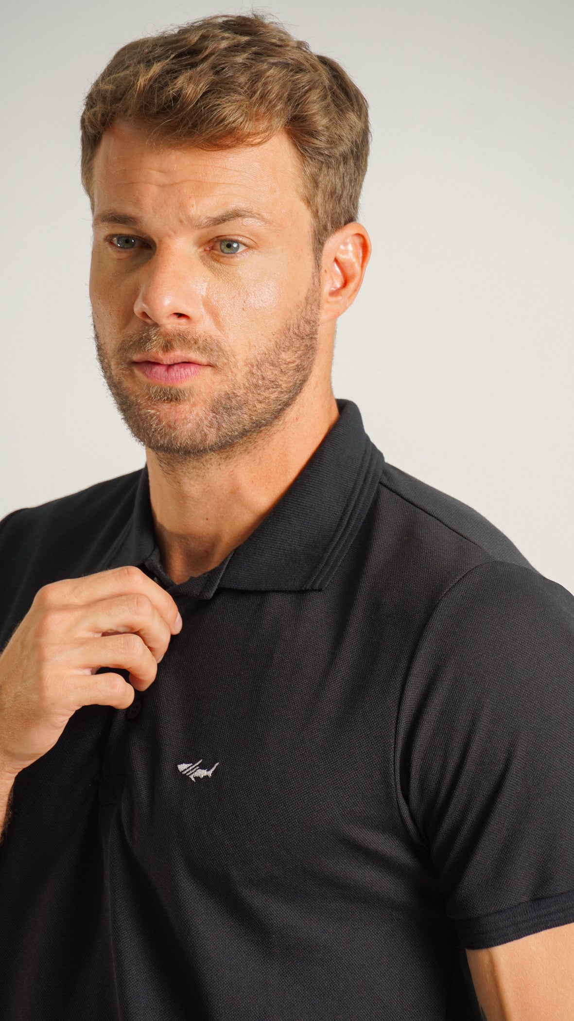 Camisa Polo Piquet - Preta