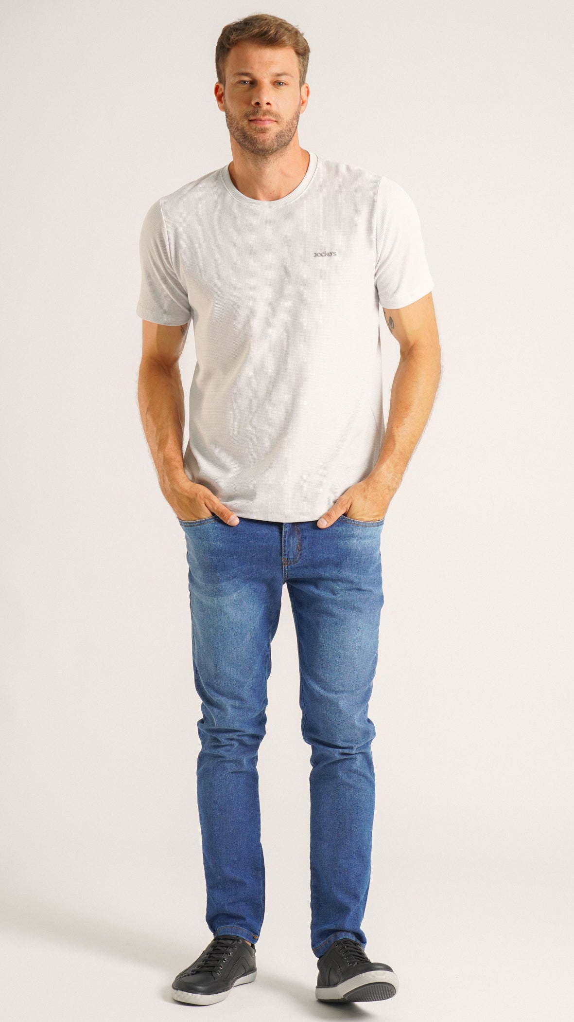 Camiseta Tricô Diamond - Cinza