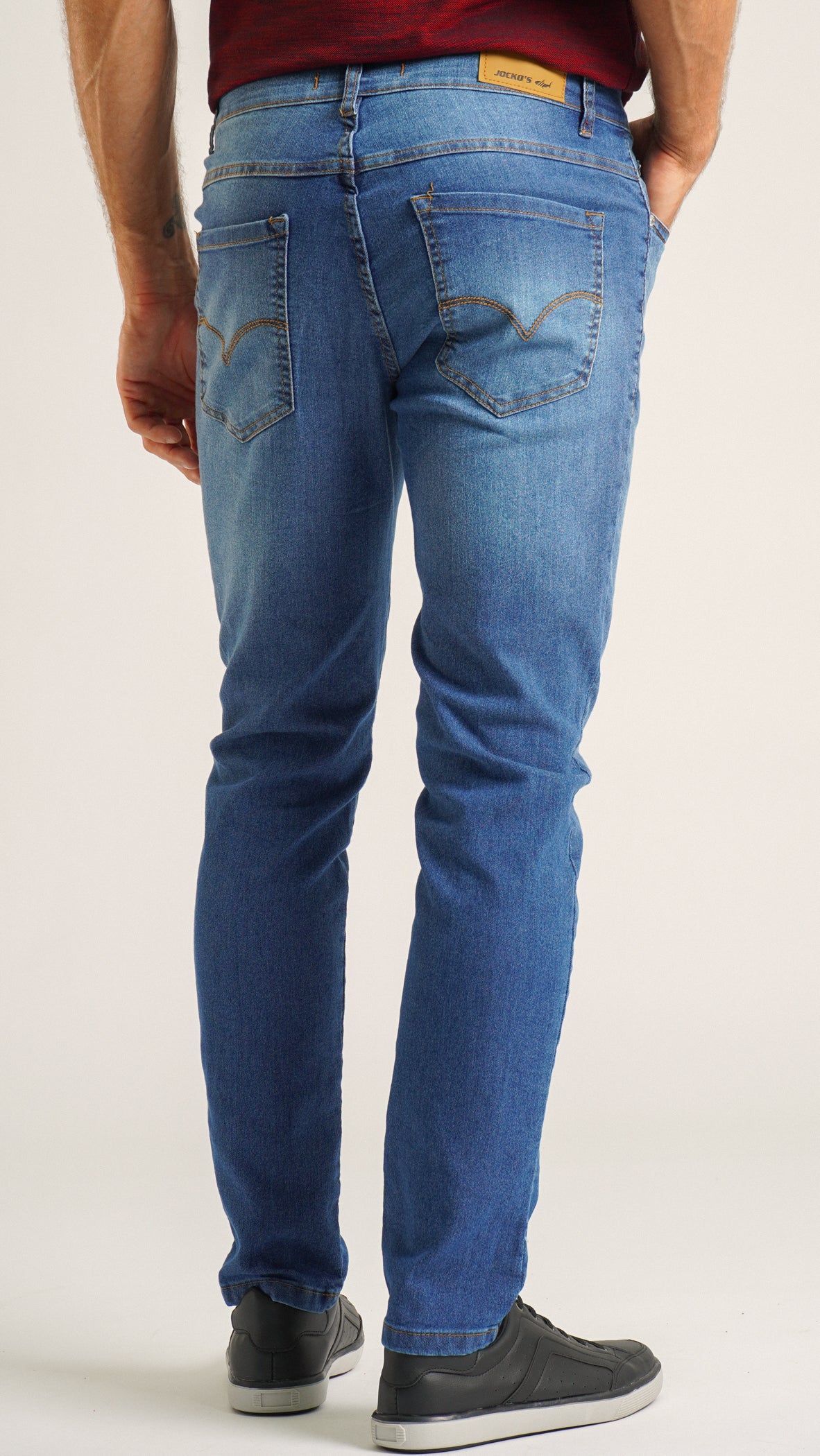 Calça Jeans - Escura Linha Caramelo