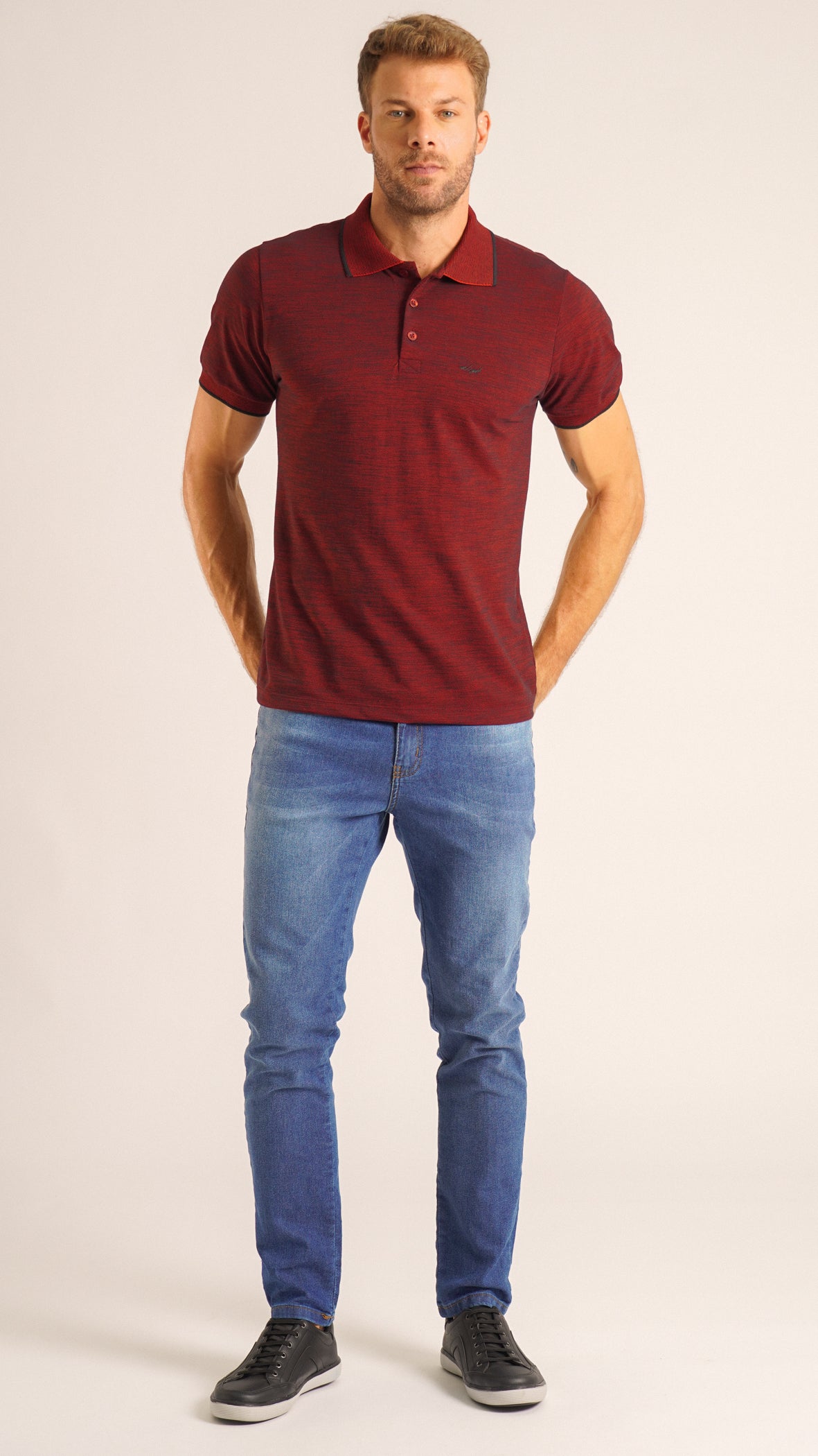 Calça Jeans - Escura Linha Caramelo